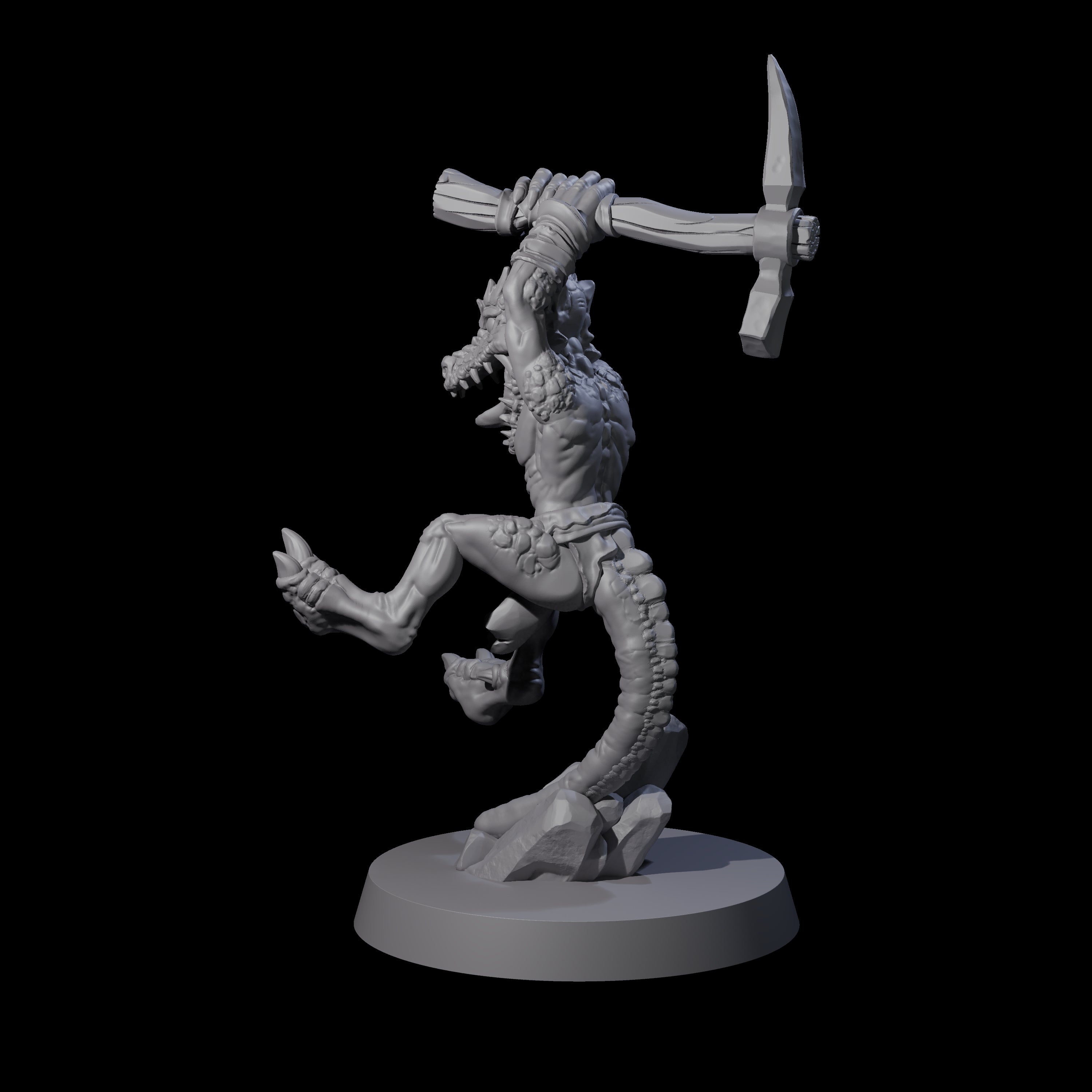 Intrepid Kobold E Miniature for Dungeons and Dragons, Pathfinder or other TTRPGs
