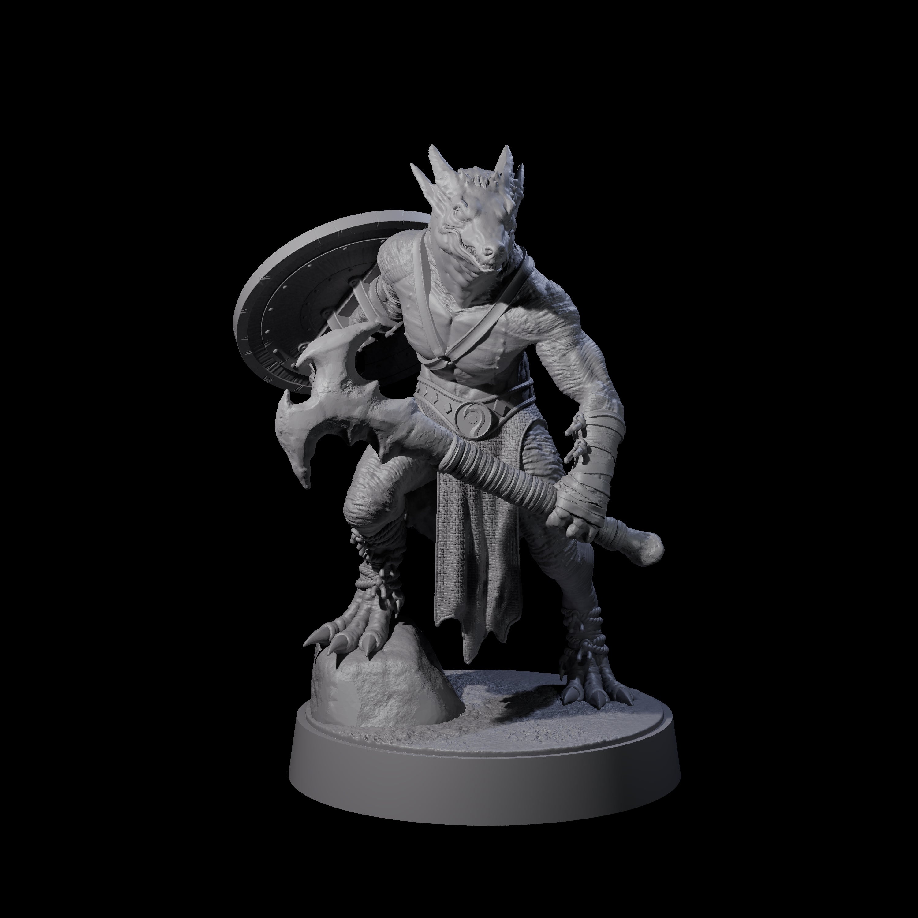 Intrepid Kobold Scout A Miniature for Dungeons and Dragons, Pathfinder or other TTRPGs