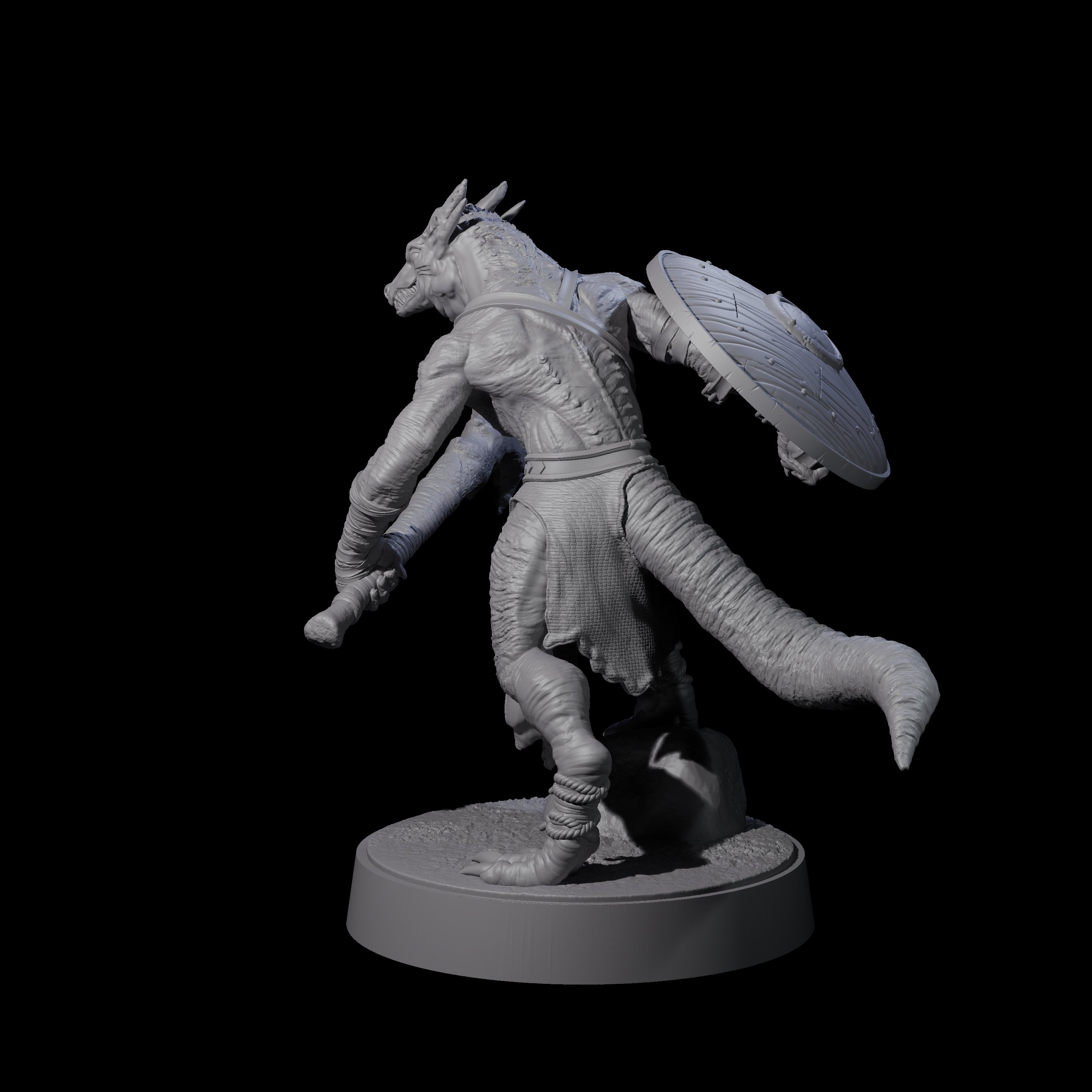 Intrepid Kobold Scout A Miniature for Dungeons and Dragons, Pathfinder or other TTRPGs