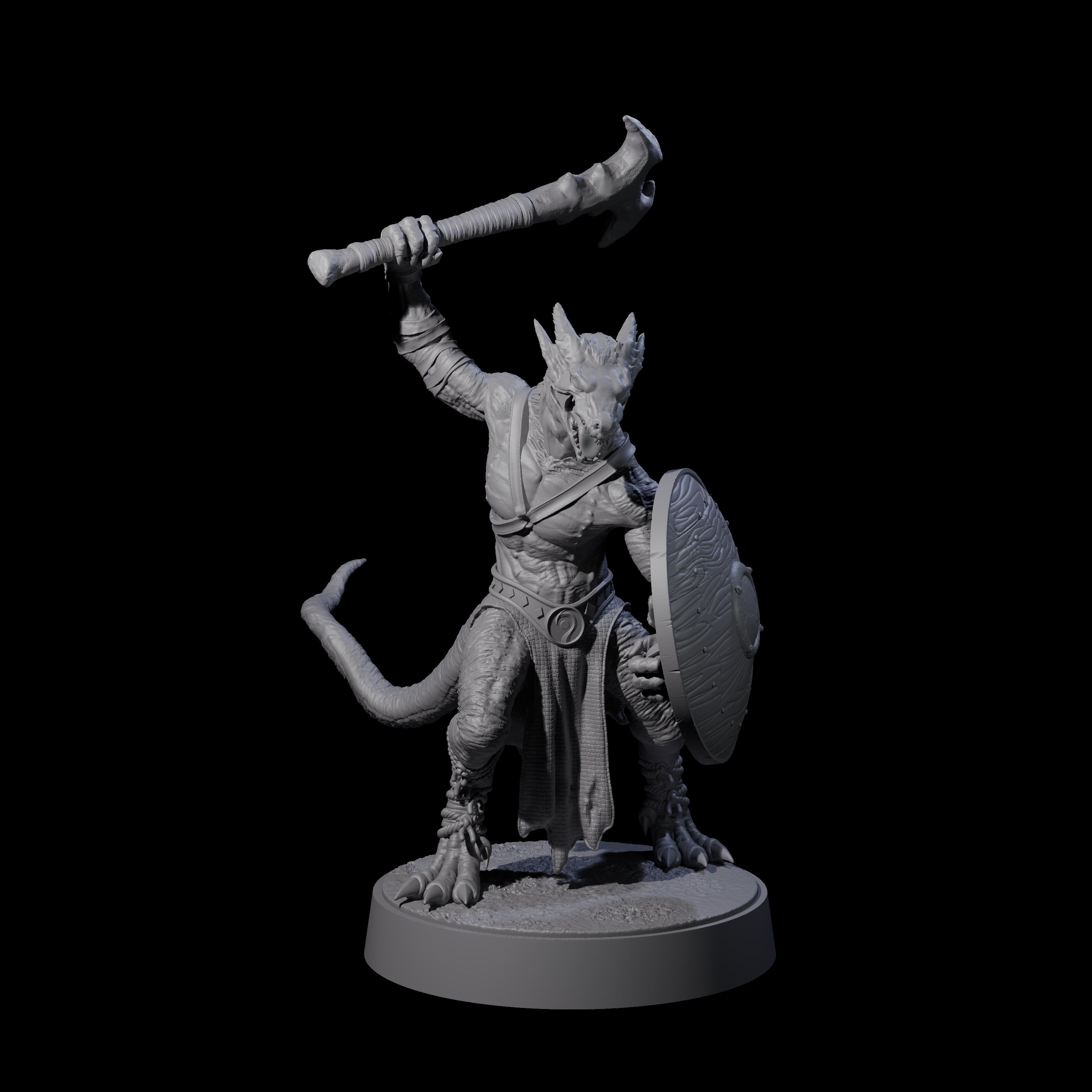 Intrepid Kobold Scout B Miniature for Dungeons and Dragons, Pathfinder or other TTRPGs