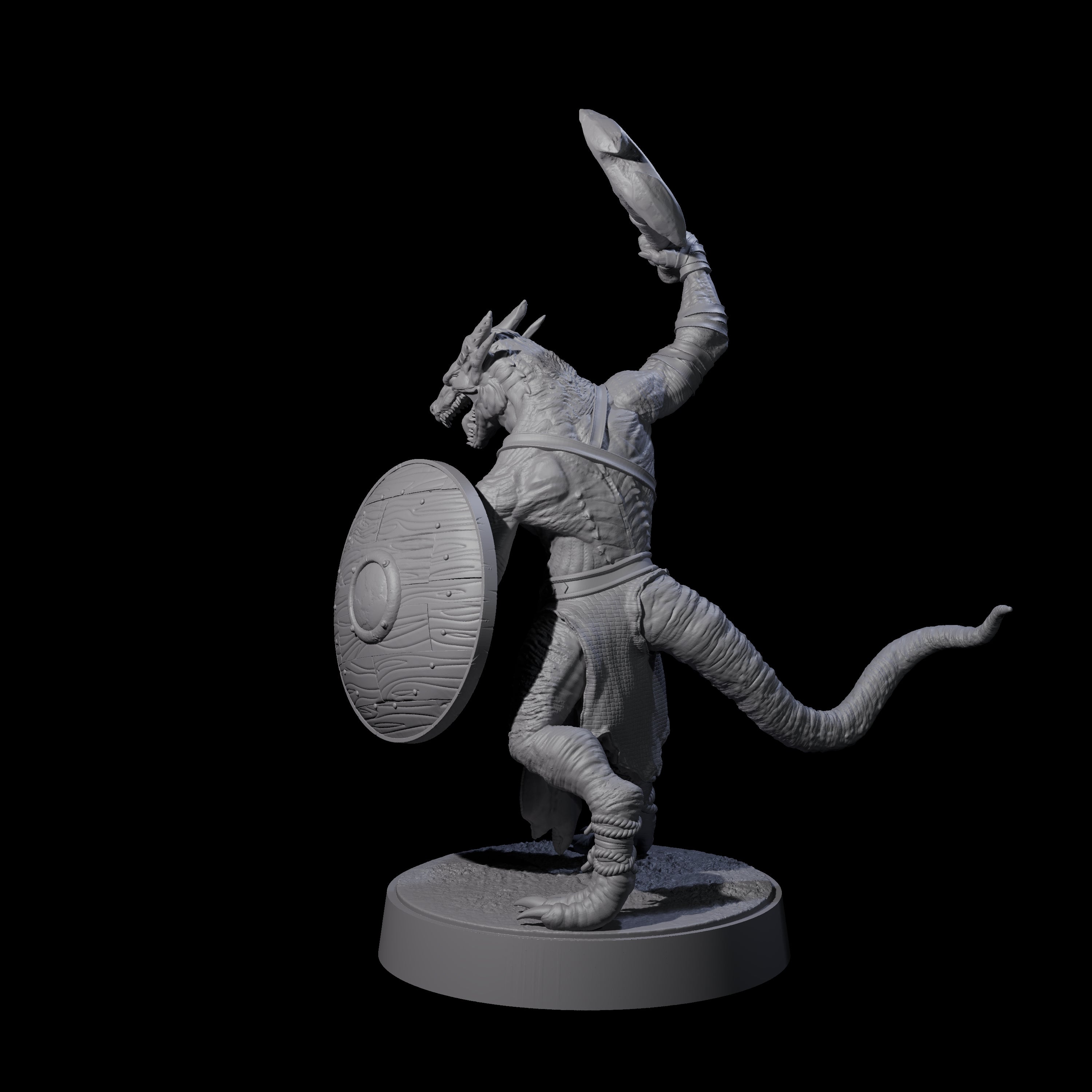 Intrepid Kobold Scout B Miniature for Dungeons and Dragons, Pathfinder or other TTRPGs