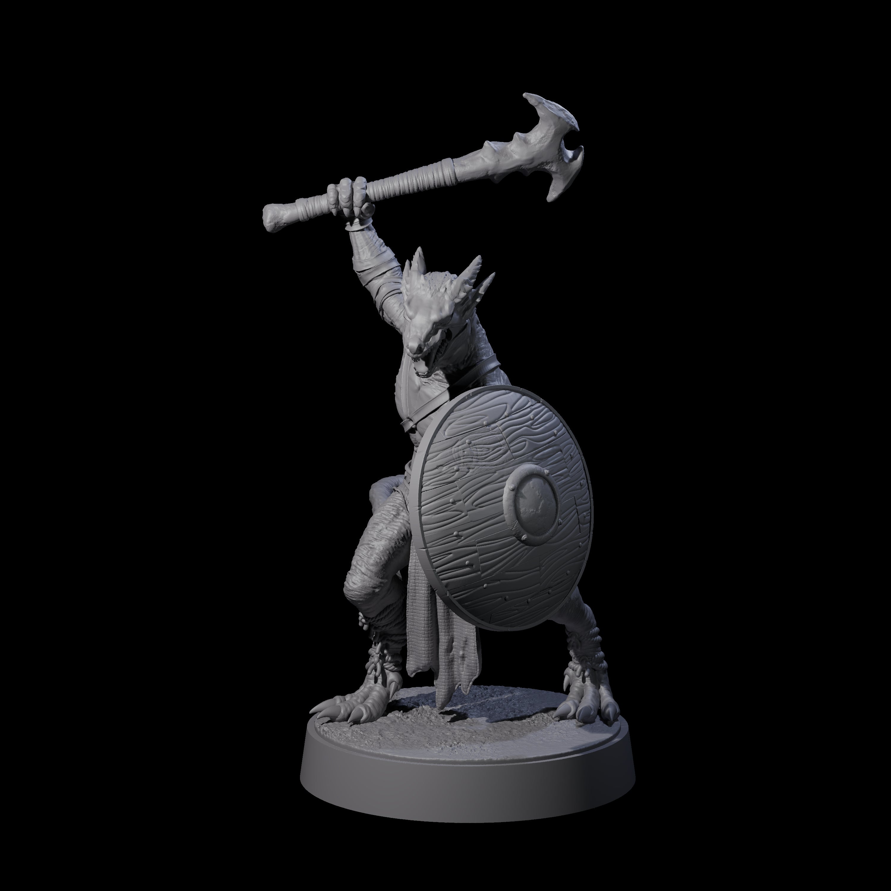 Intrepid Kobold Scout B Miniature for Dungeons and Dragons, Pathfinder or other TTRPGs