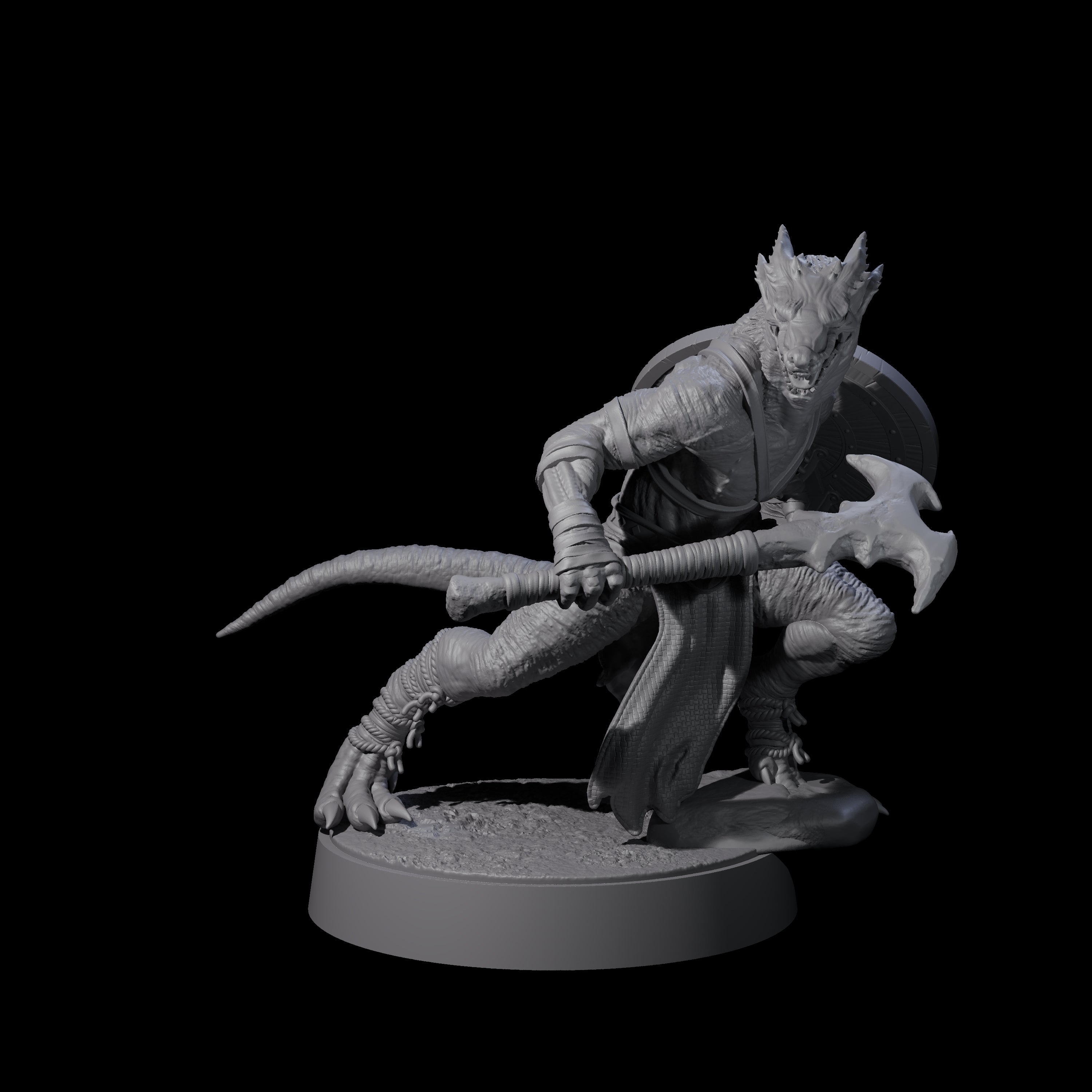 Intrepid Kobold Scout C Miniature for Dungeons and Dragons, Pathfinder or other TTRPGs