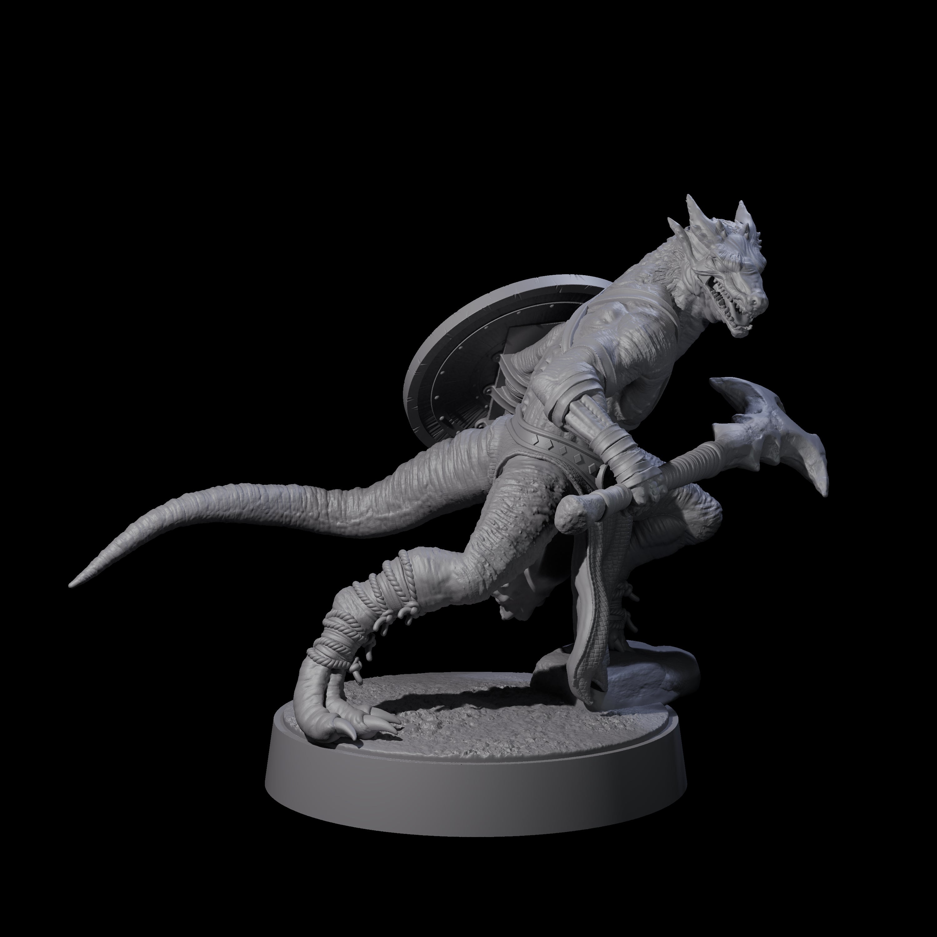 Intrepid Kobold Scout C Miniature for Dungeons and Dragons, Pathfinder or other TTRPGs