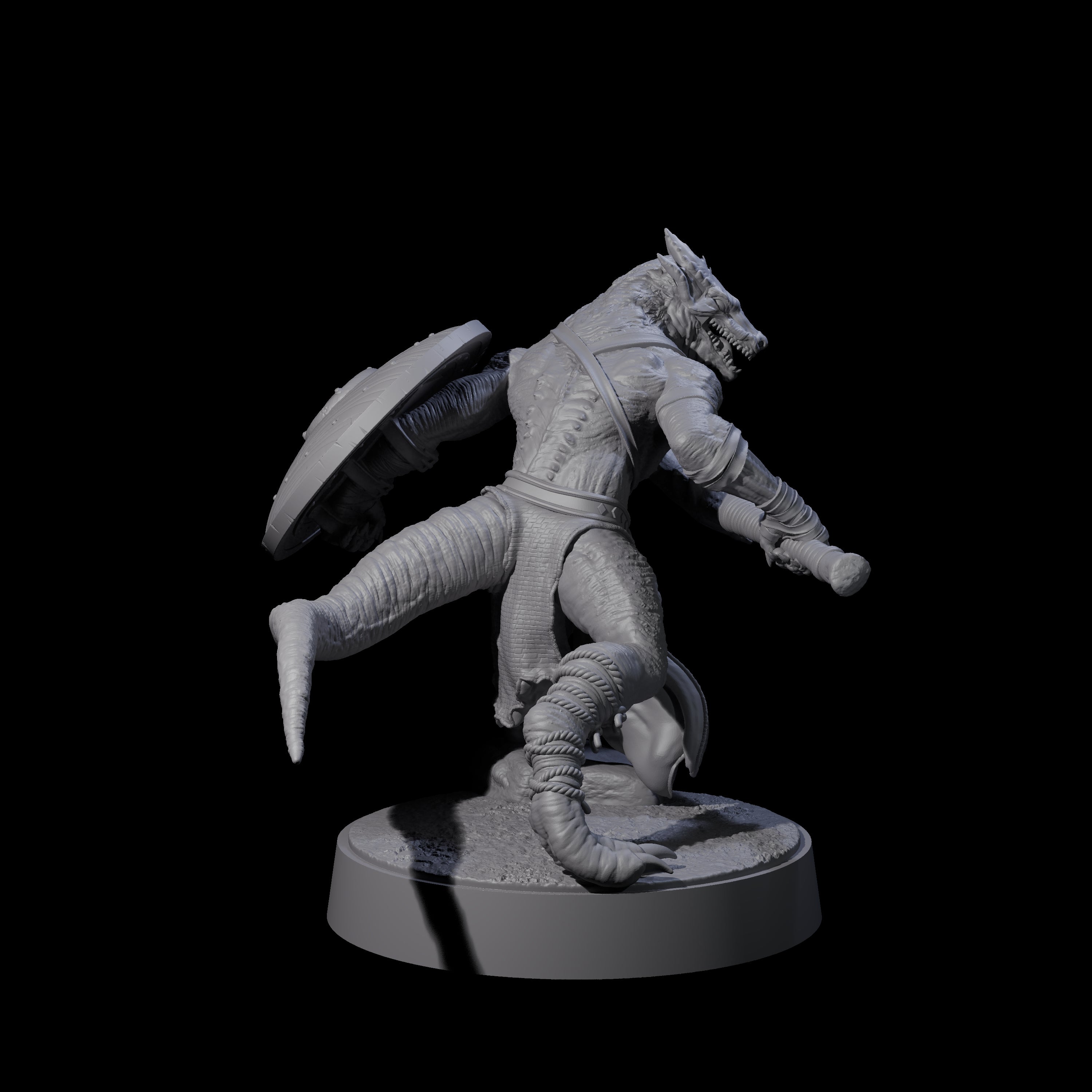 Intrepid Kobold Scout C Miniature for Dungeons and Dragons, Pathfinder or other TTRPGs