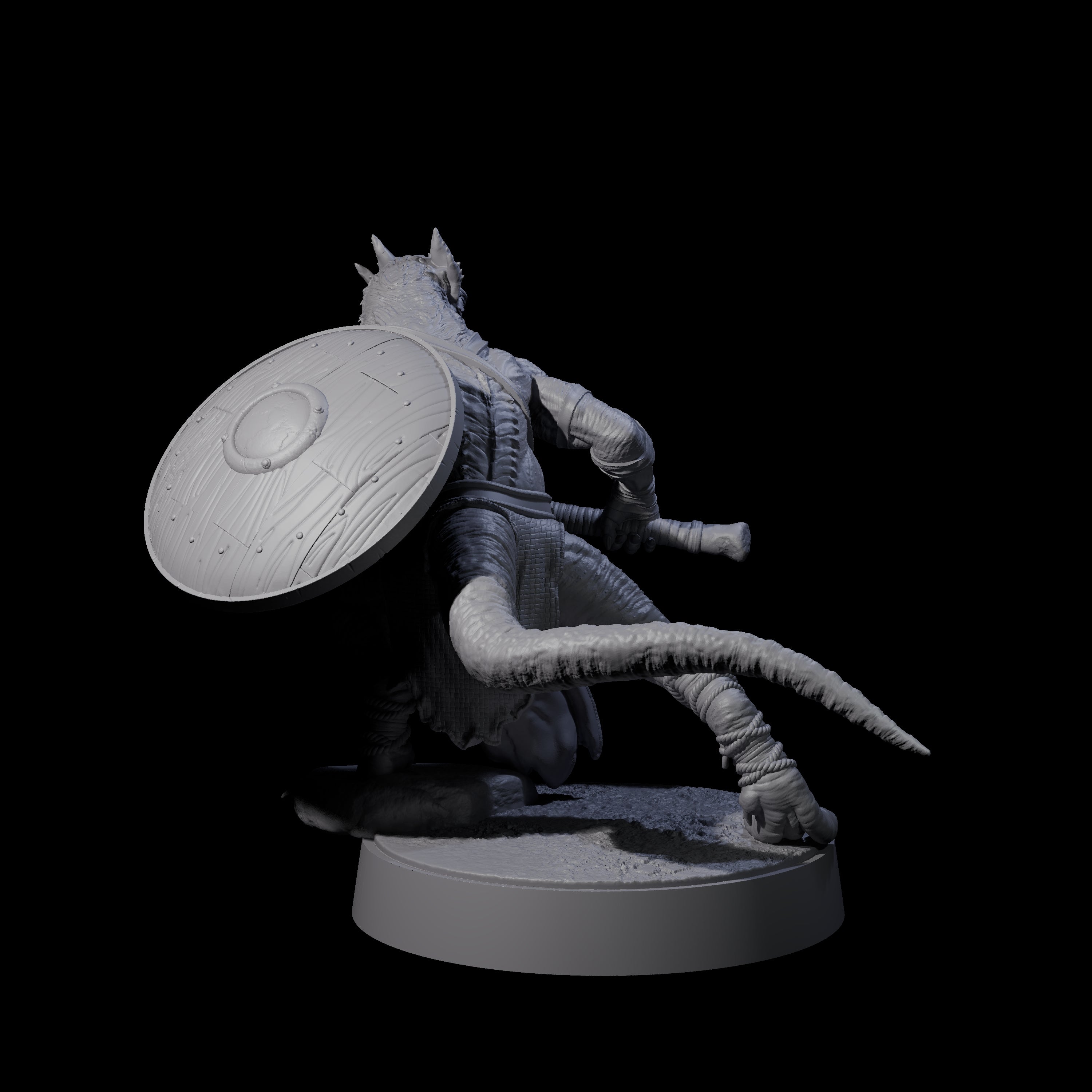 Intrepid Kobold Scout C Miniature for Dungeons and Dragons, Pathfinder or other TTRPGs