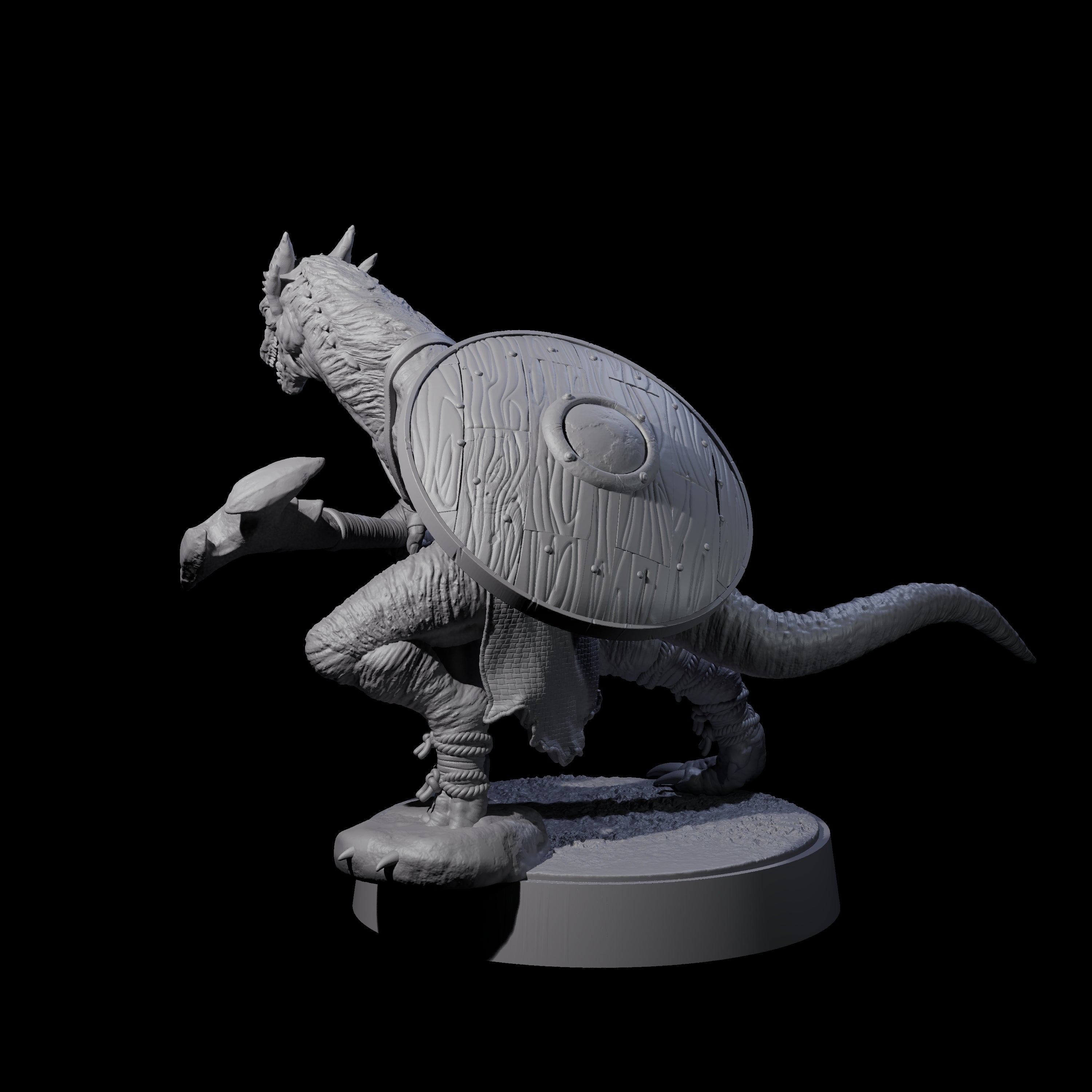 Intrepid Kobold Scout C Miniature for Dungeons and Dragons, Pathfinder or other TTRPGs