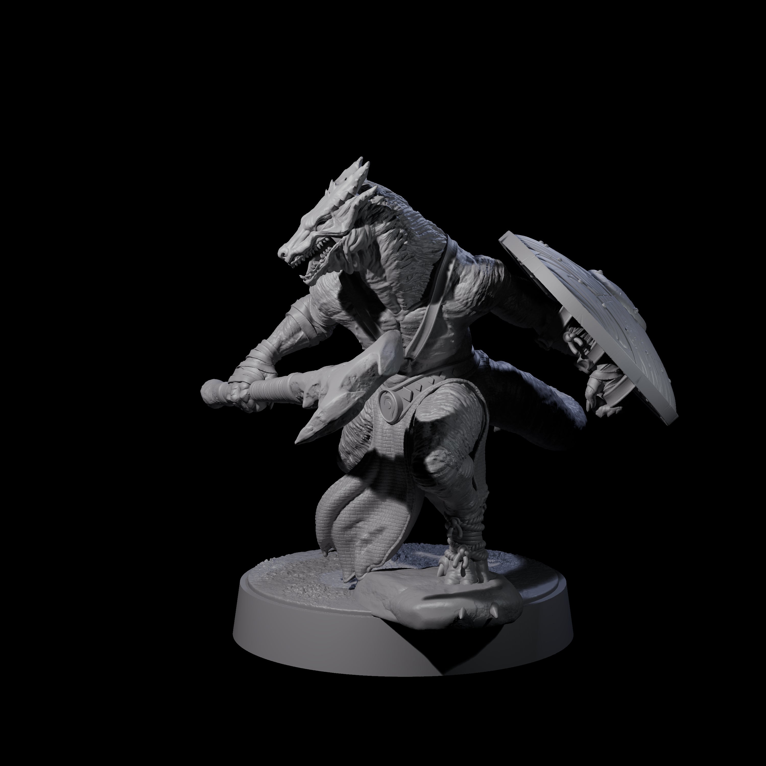 Intrepid Kobold Scout C Miniature for Dungeons and Dragons, Pathfinder or other TTRPGs