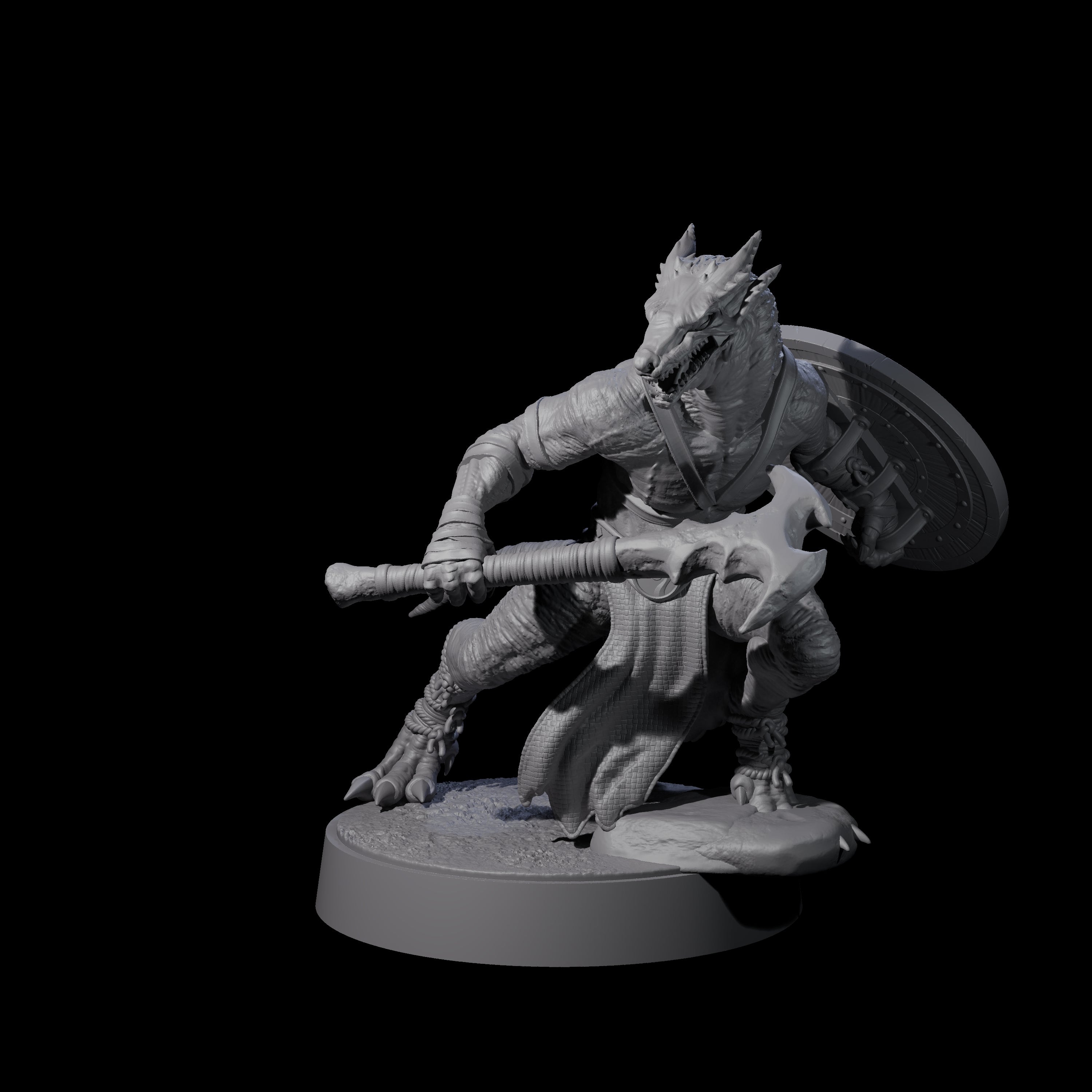 Intrepid Kobold Scout C Miniature for Dungeons and Dragons, Pathfinder or other TTRPGs