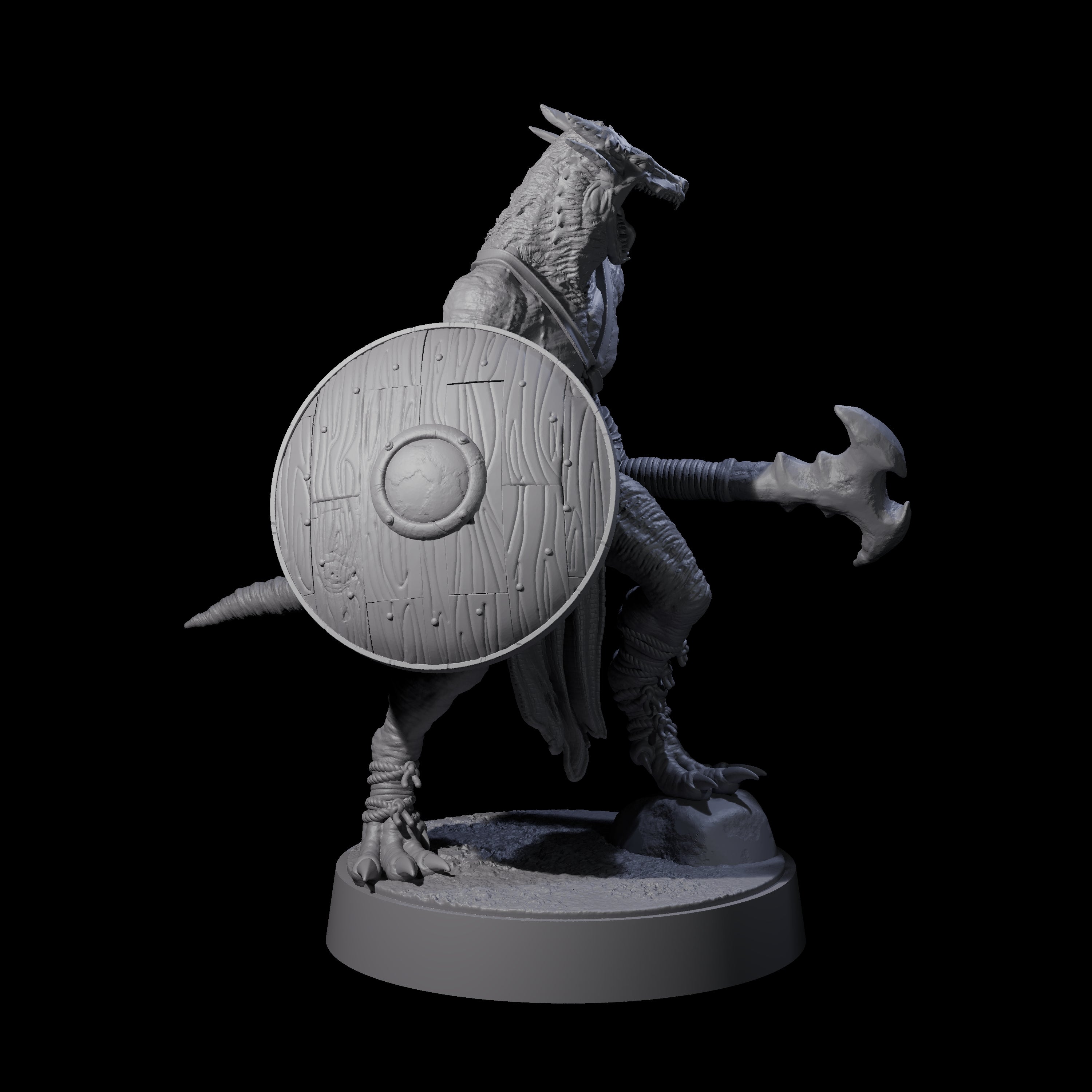 Intrepid Kobold Scout D Miniature for Dungeons and Dragons, Pathfinder or other TTRPGs