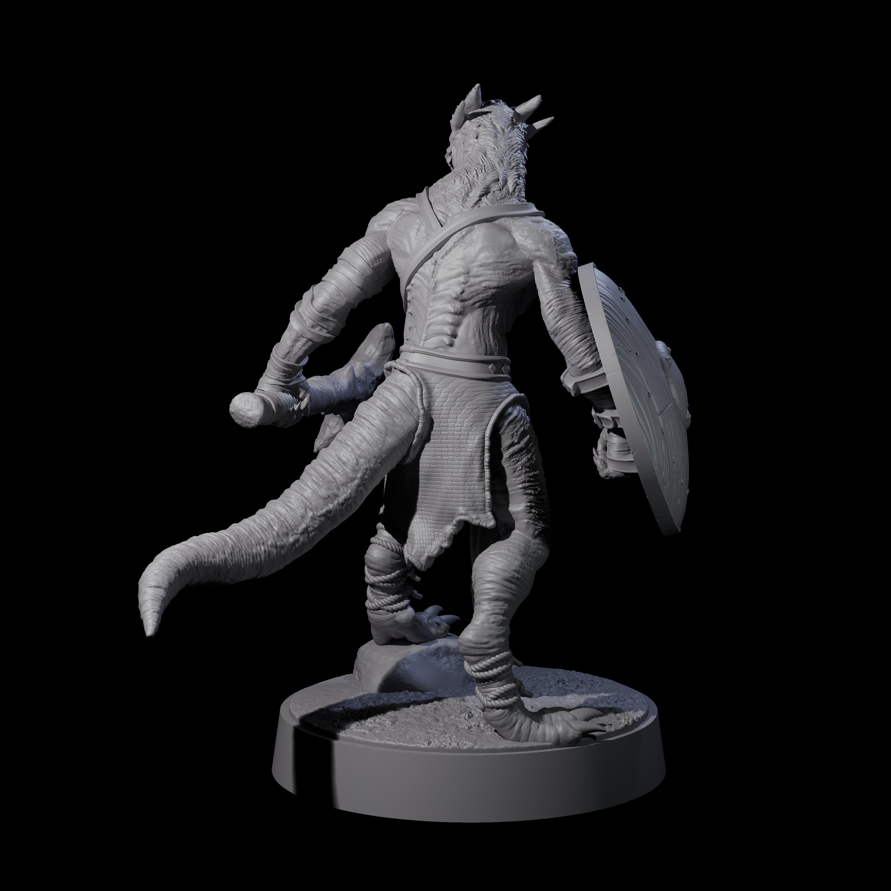 Intrepid Kobold Scout D Miniature for Dungeons and Dragons, Pathfinder or other TTRPGs