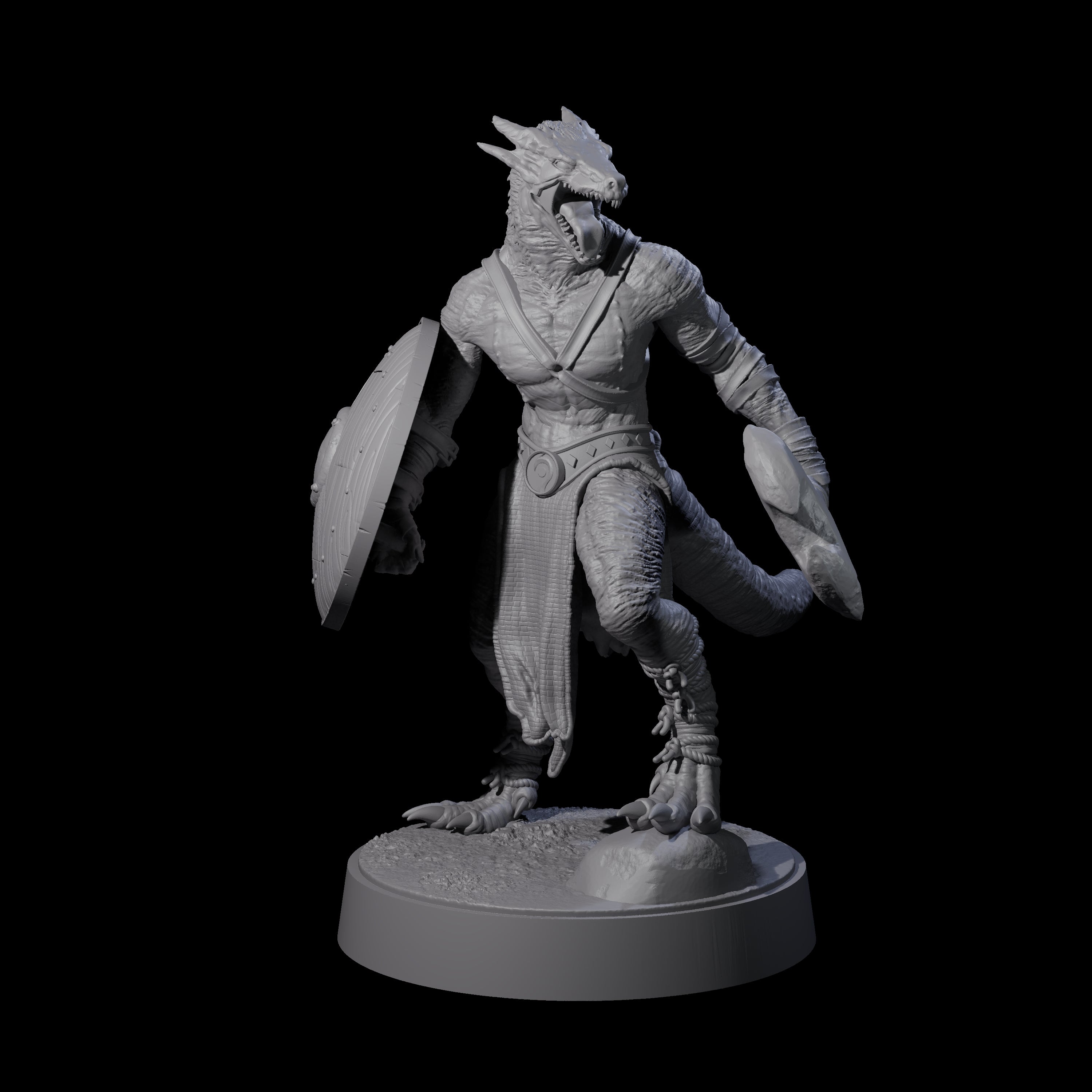 Intrepid Kobold Scout D Miniature for Dungeons and Dragons, Pathfinder or other TTRPGs