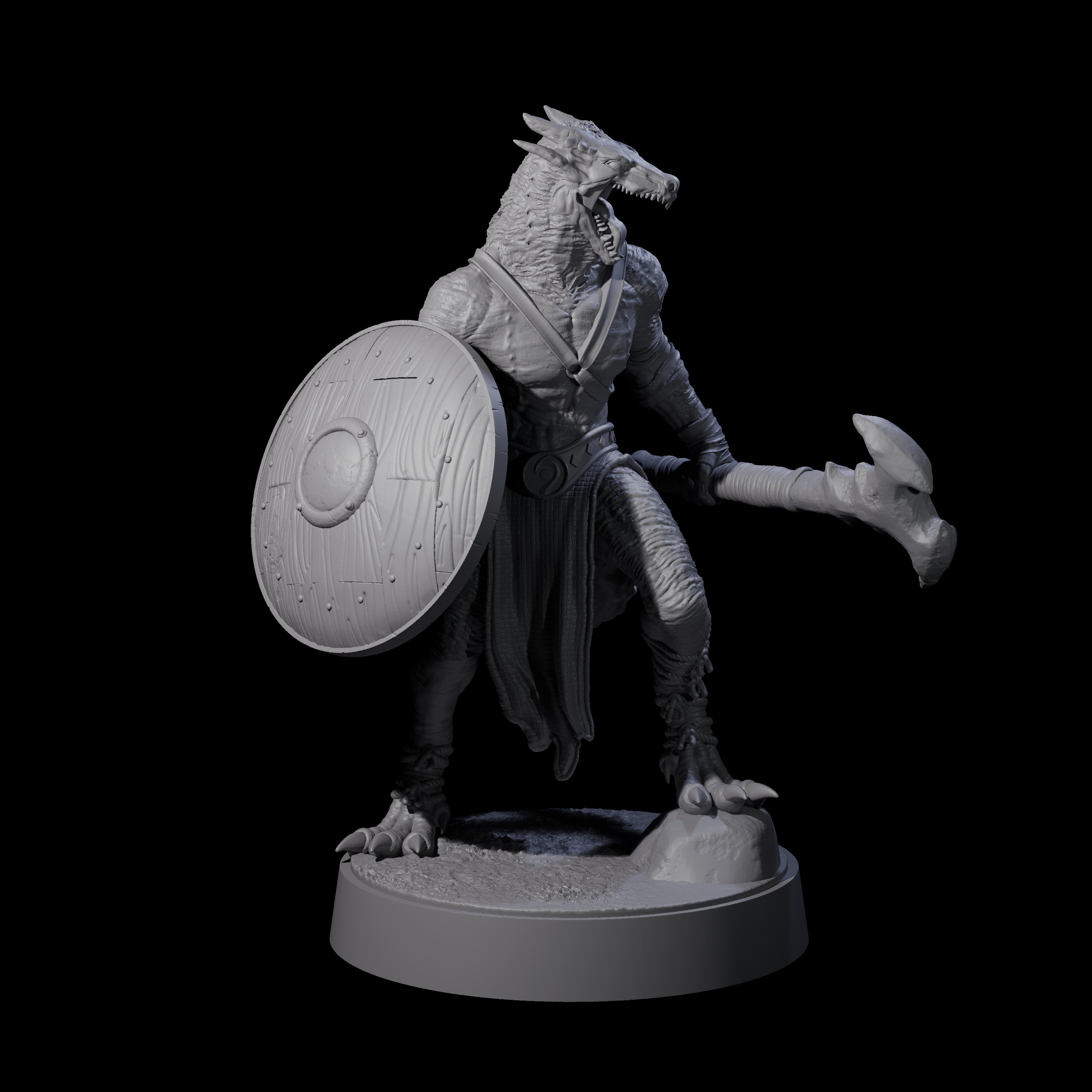 Intrepid Kobold Scout D Miniature for Dungeons and Dragons, Pathfinder or other TTRPGs