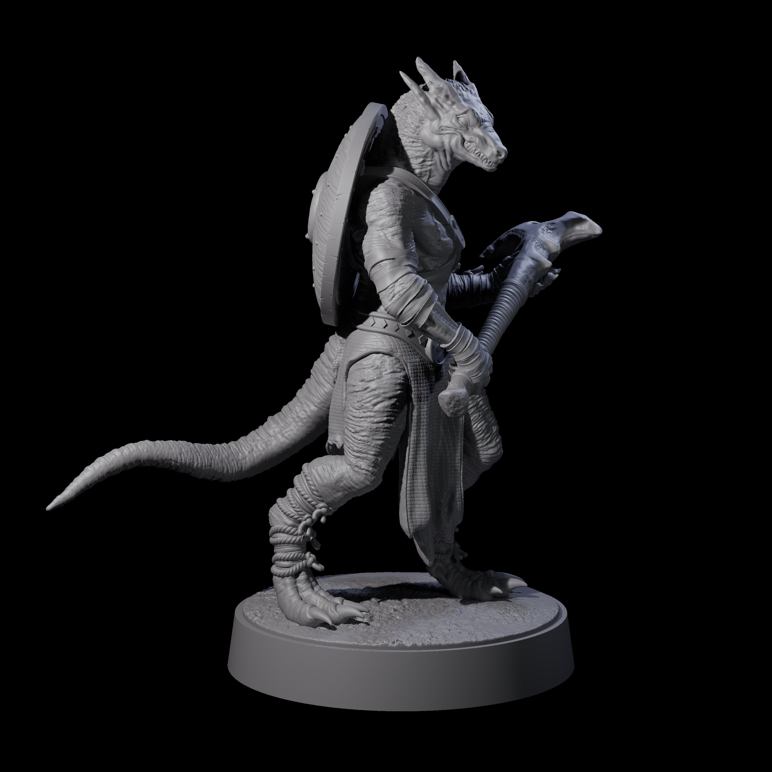 Intrepid Kobold Scout E Miniature for Dungeons and Dragons, Pathfinder or other TTRPGs