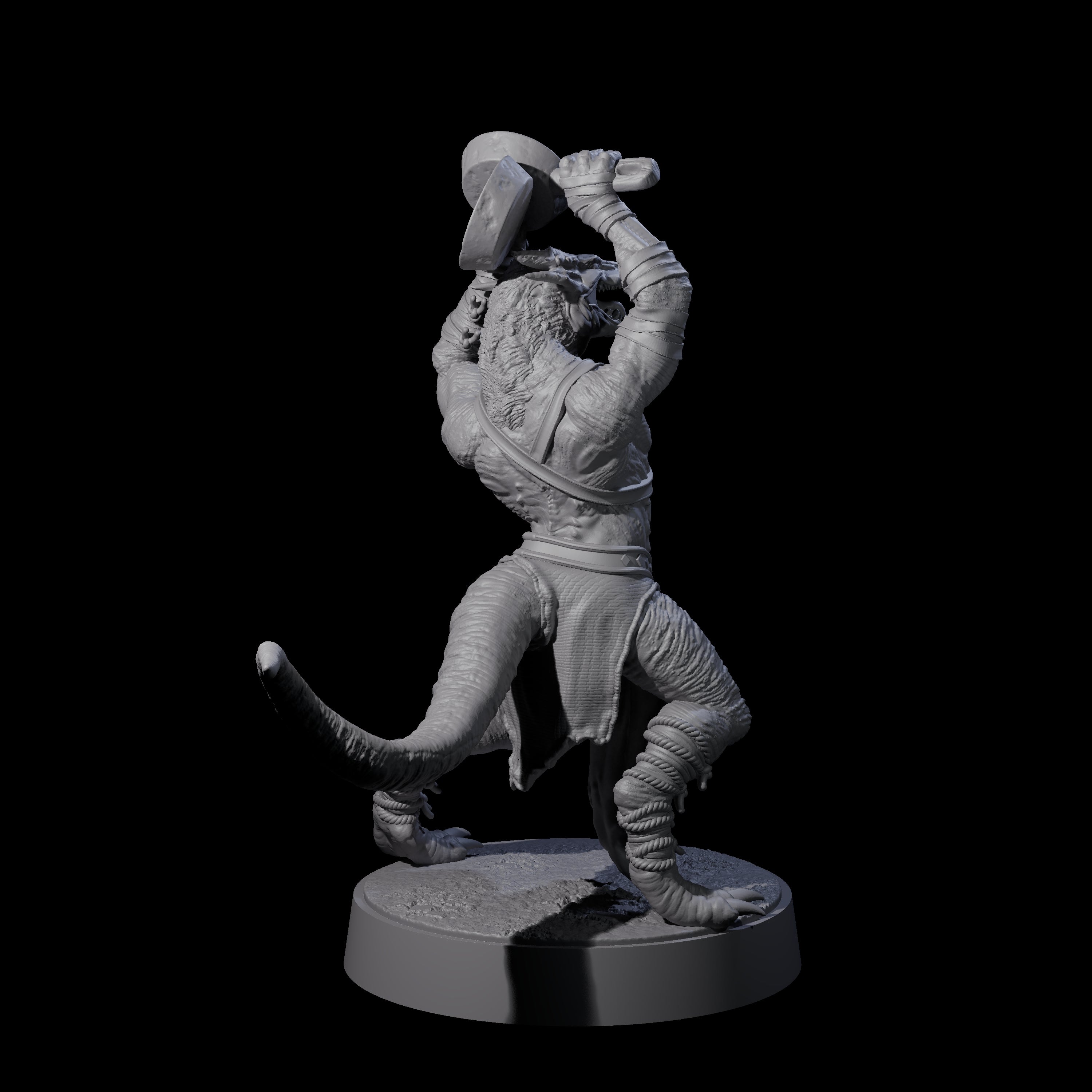 Intrepid Kobold Scout F Miniature for Dungeons and Dragons, Pathfinder or other TTRPGs