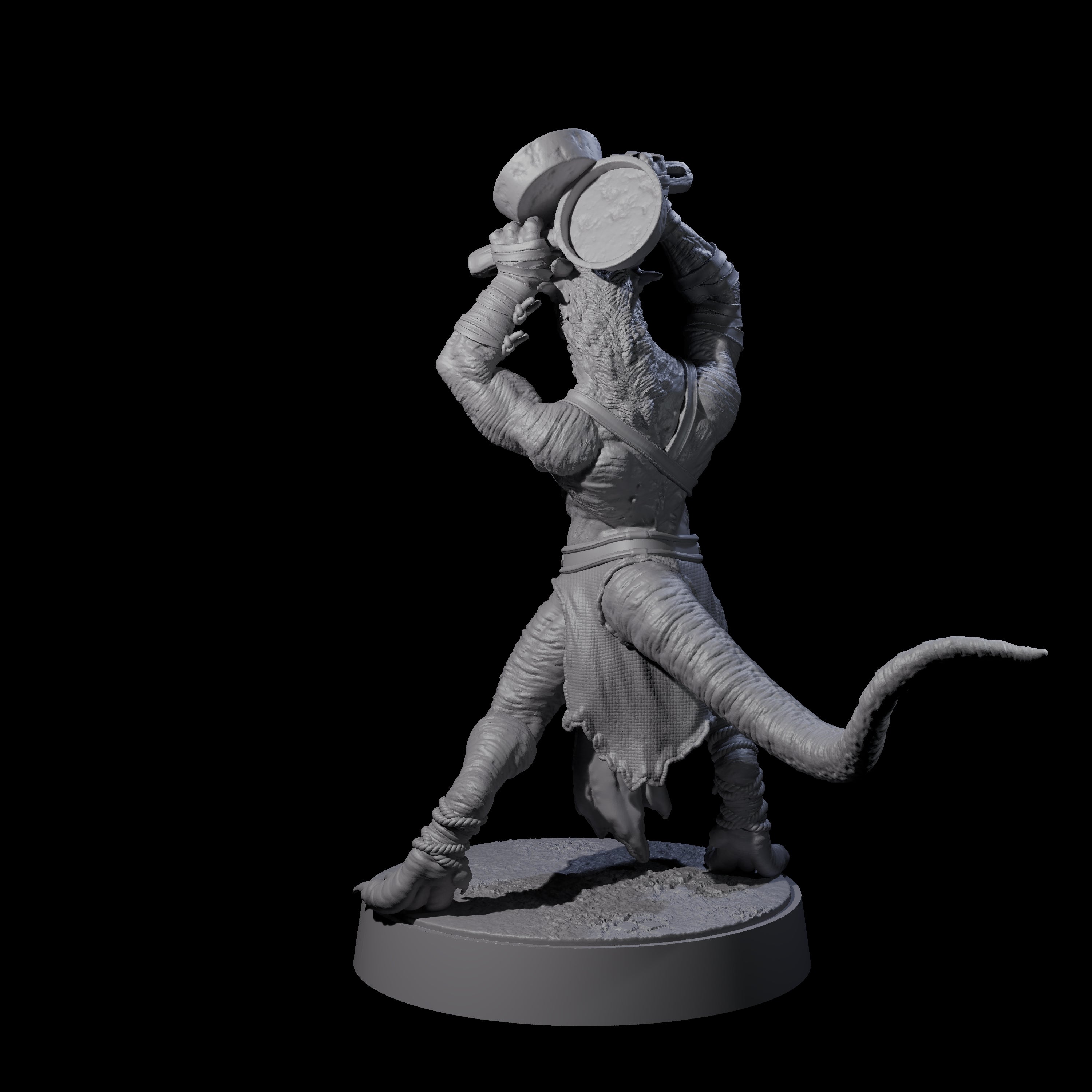Intrepid Kobold Scout F Miniature for Dungeons and Dragons, Pathfinder or other TTRPGs