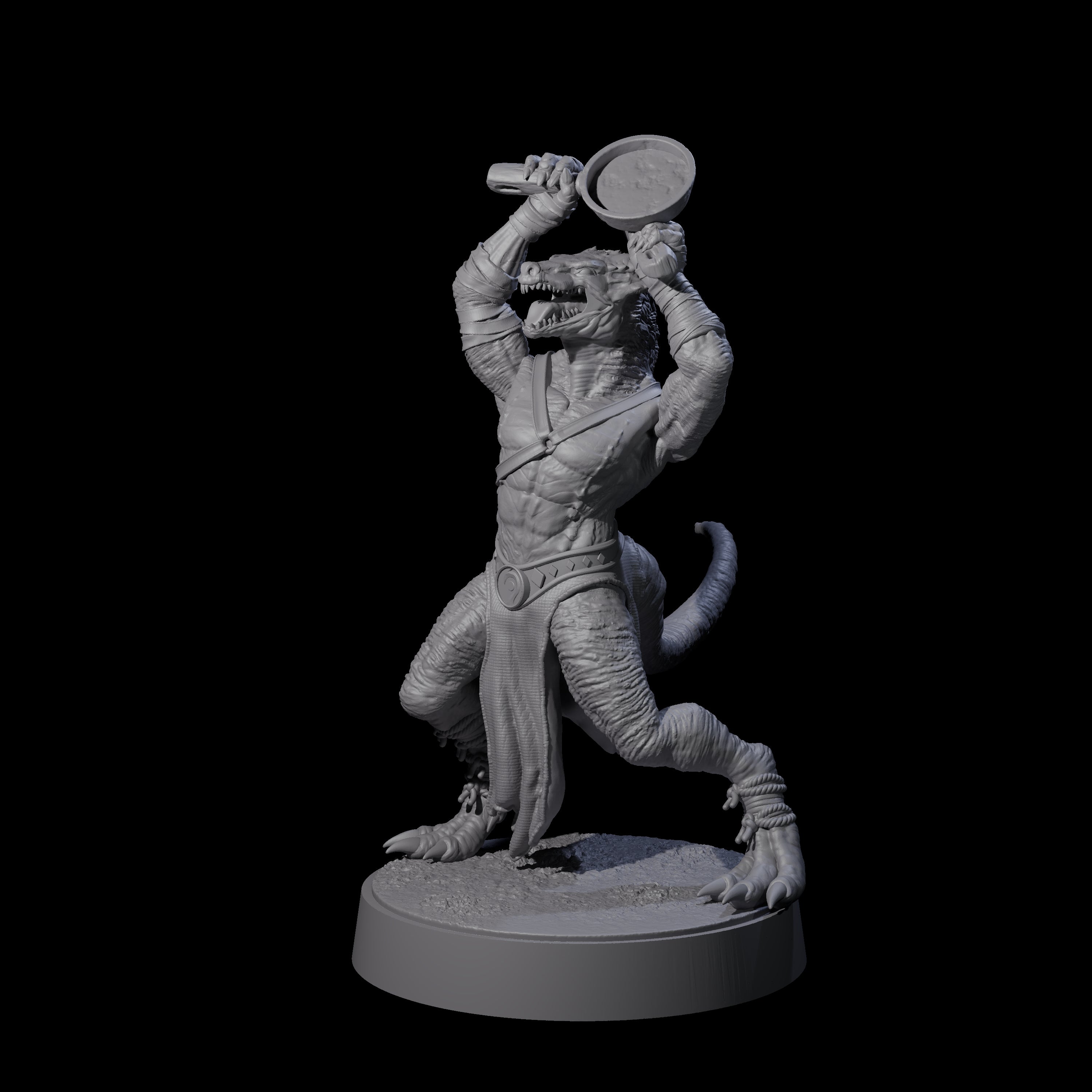 Intrepid Kobold Scout F Miniature for Dungeons and Dragons, Pathfinder or other TTRPGs