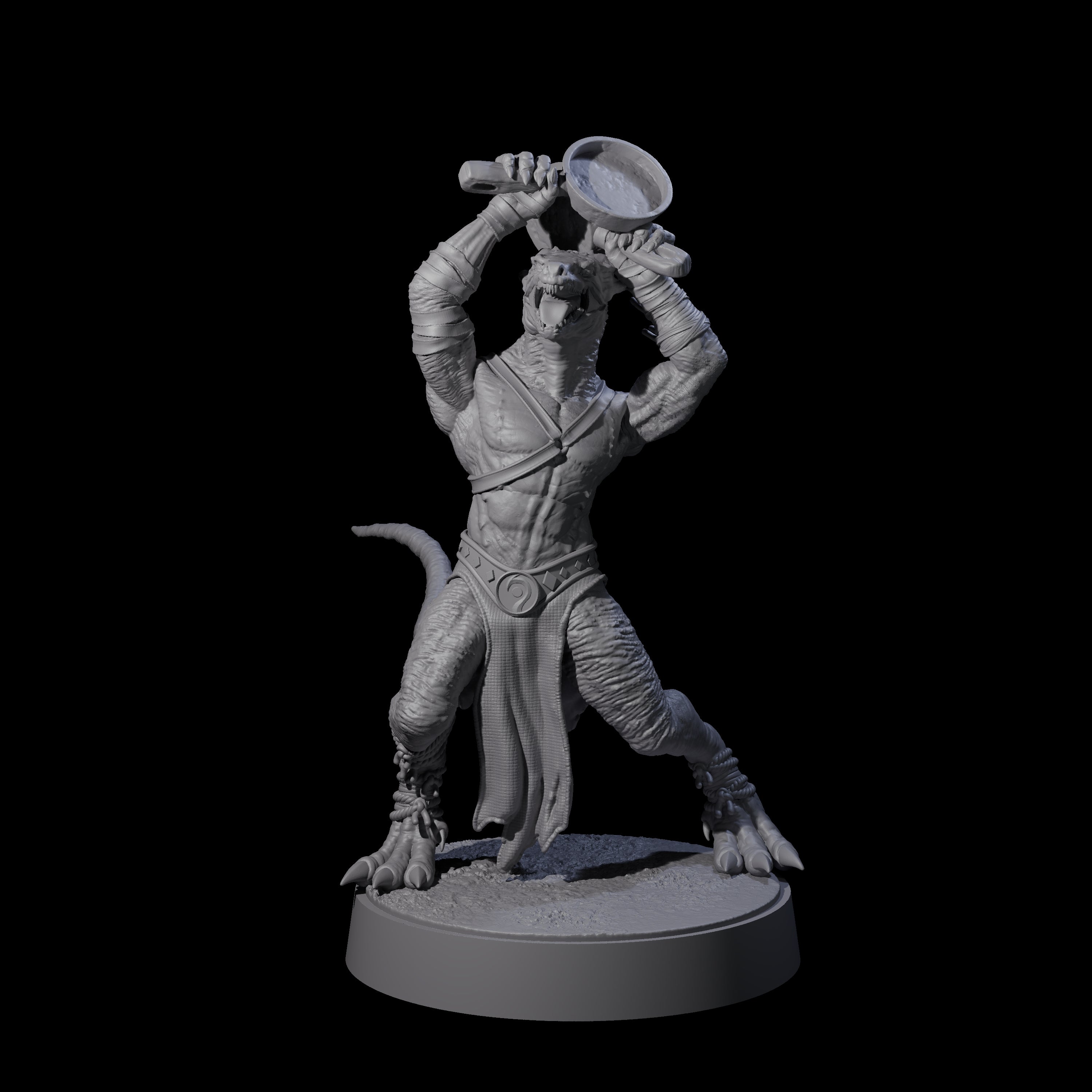Intrepid Kobold Scout F Miniature for Dungeons and Dragons, Pathfinder or other TTRPGs