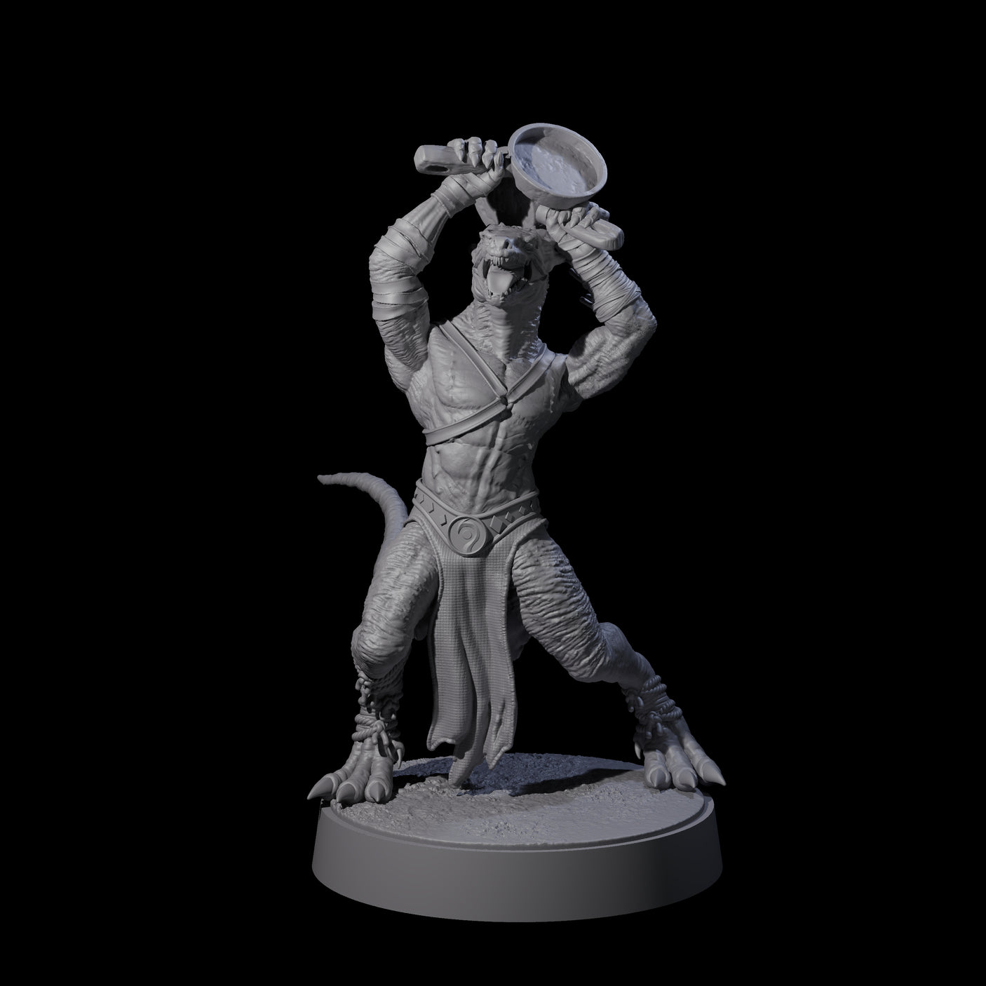 Intrepid Kobold Scout F Miniature for Dungeons and Dragons, Pathfinder or other TTRPGs