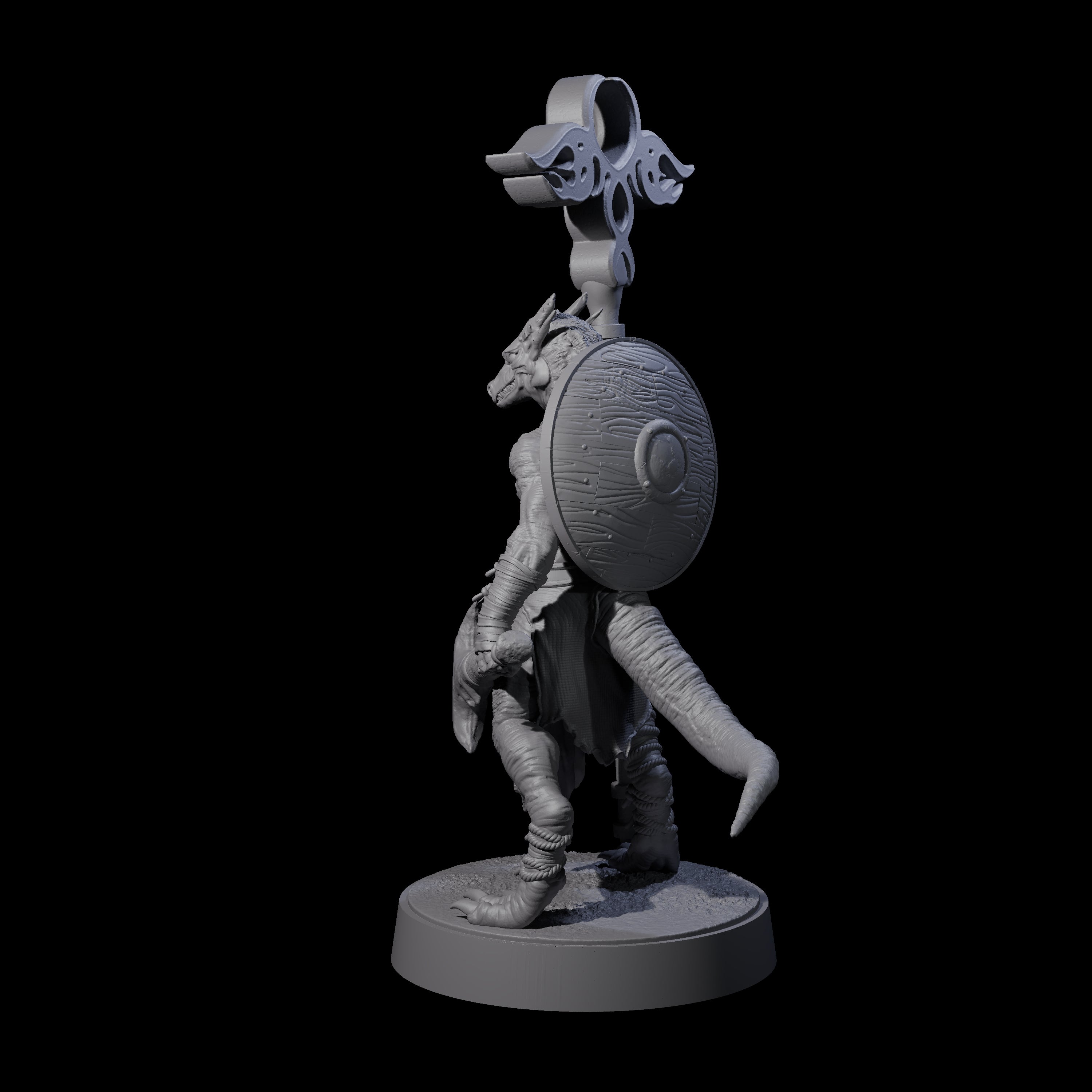 Intrepid Kobold Scout G Miniature for Dungeons and Dragons, Pathfinder or other TTRPGs