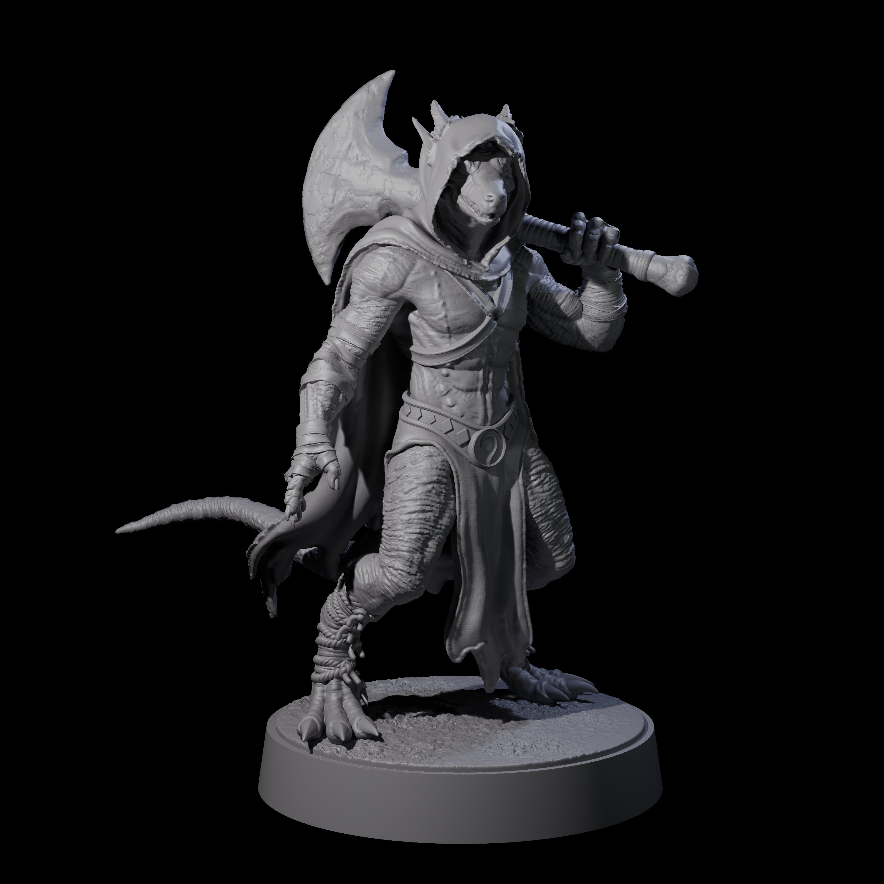 Intrepid Kobold Scout H Miniature for Dungeons and Dragons, Pathfinder or other TTRPGs