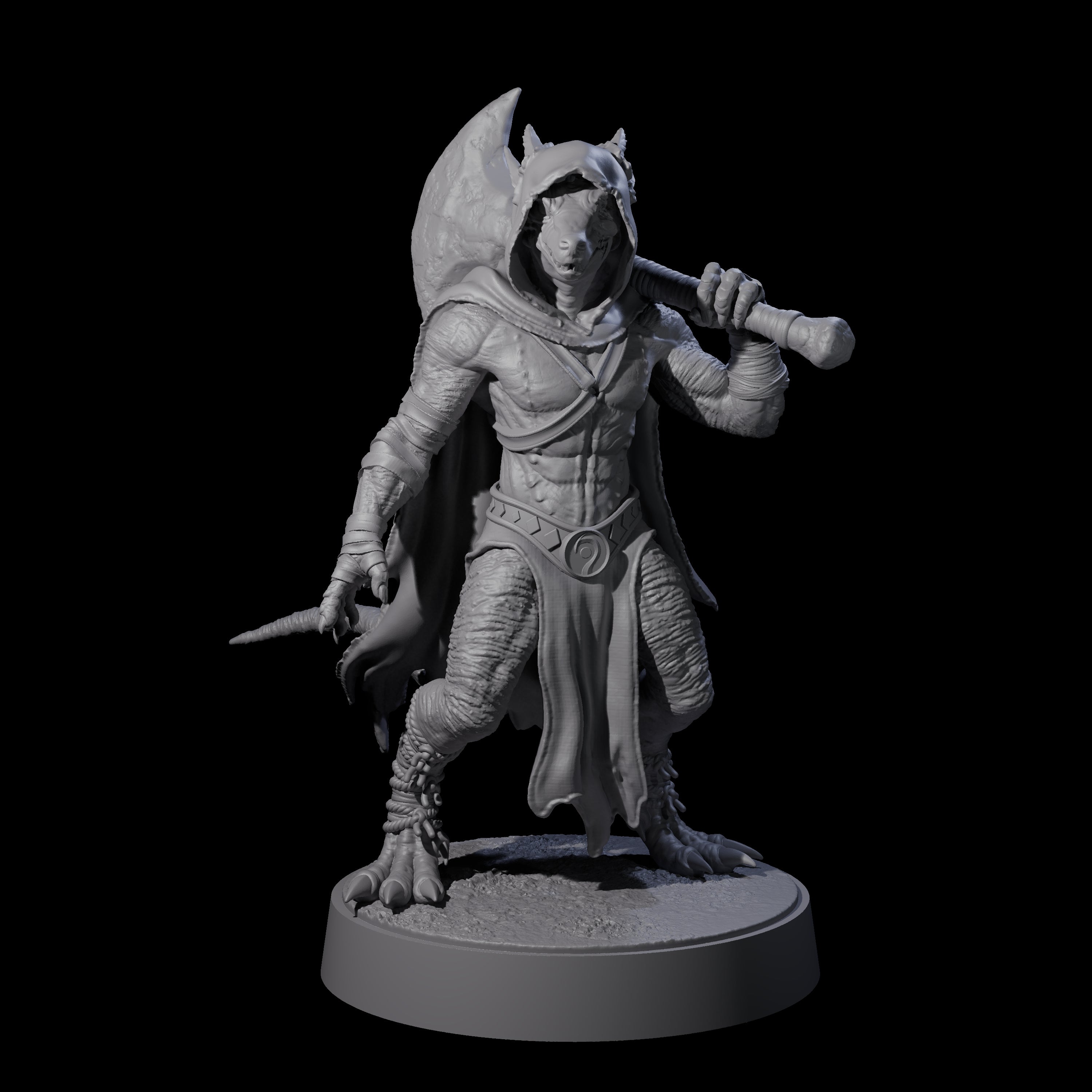 Intrepid Kobold Scout H Miniature for Dungeons and Dragons, Pathfinder or other TTRPGs