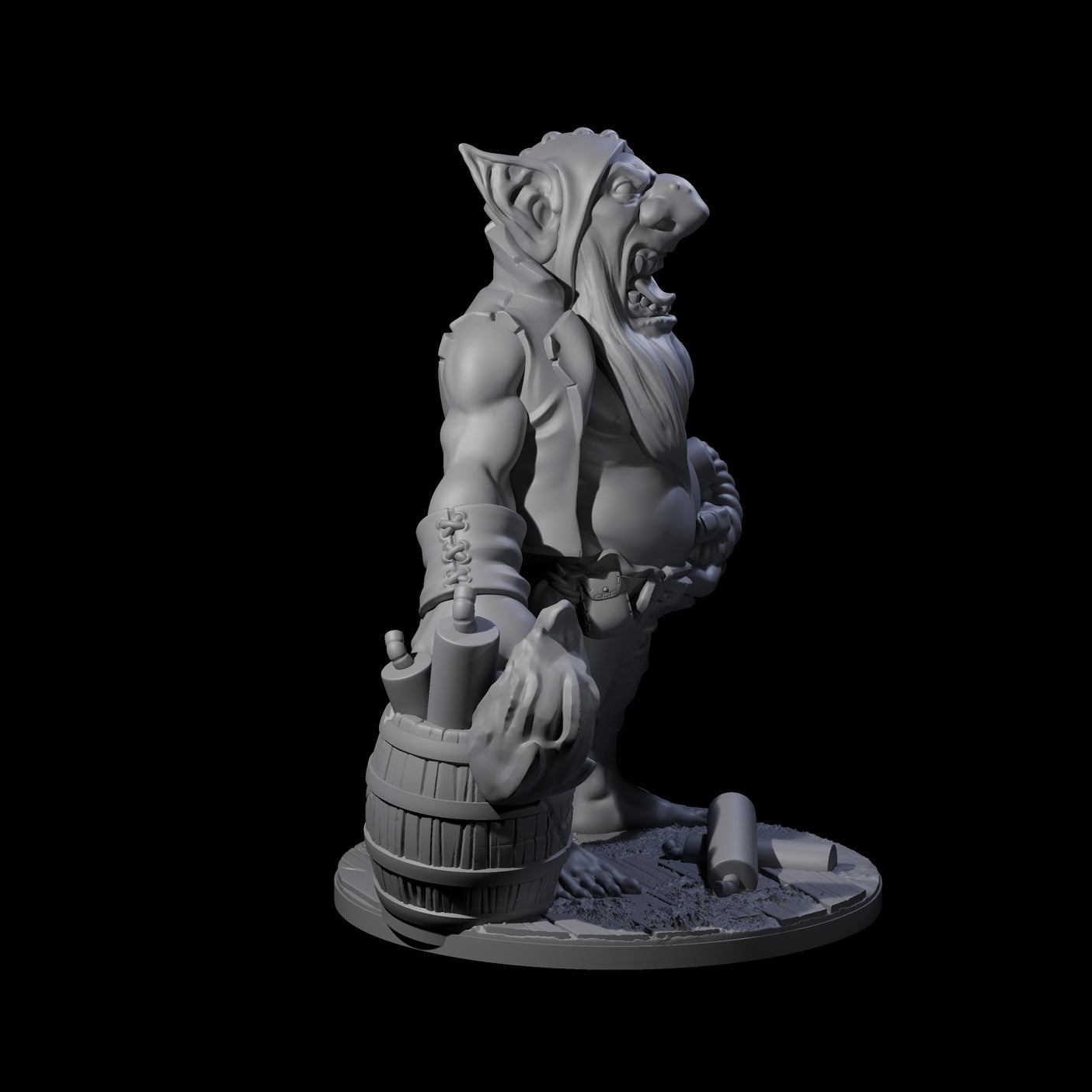 Inventive Goblin Artificer Miniature for Dungeons and Dragons, Pathfinder or other TTRPGs