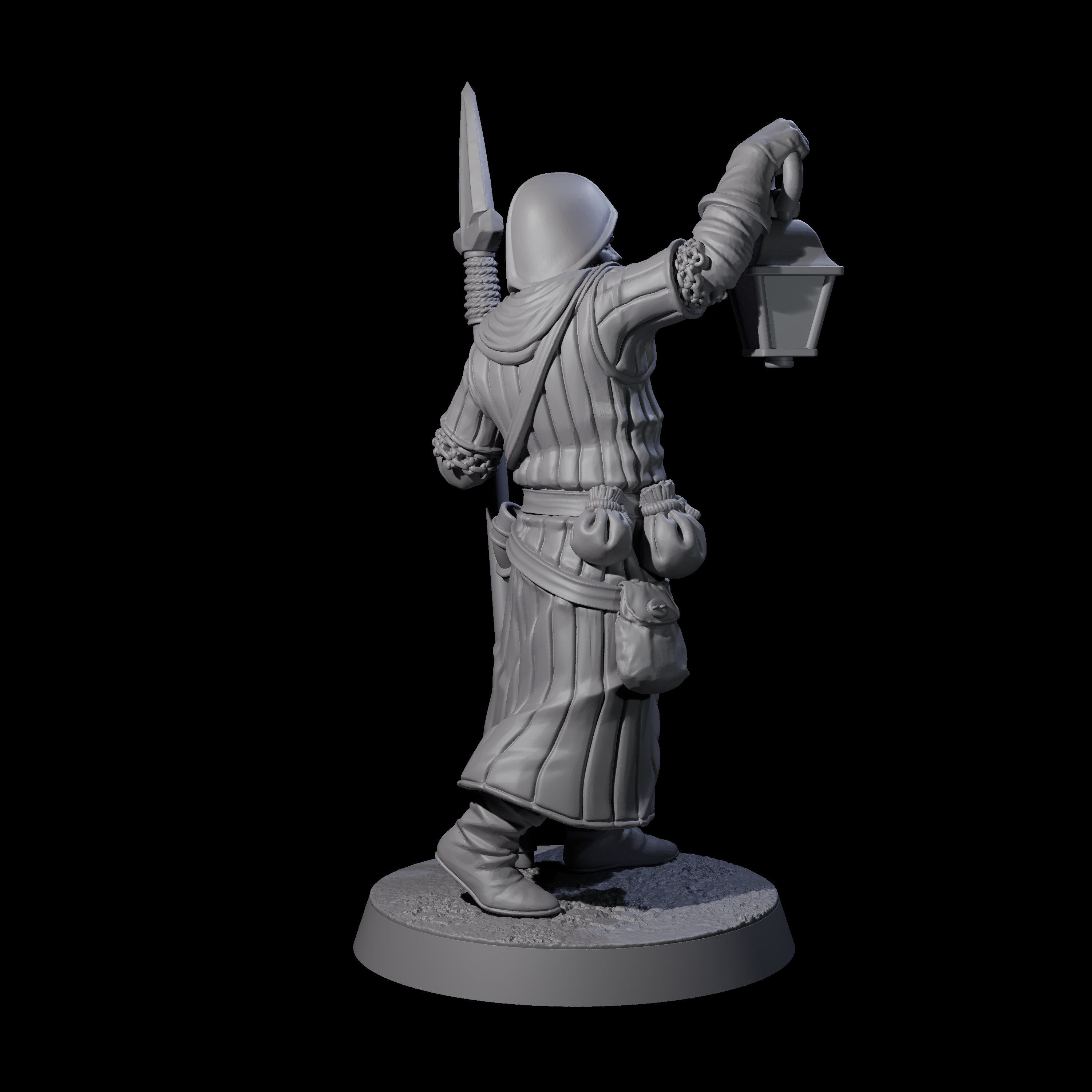 Investigating Town Militia A Miniature for Dungeons and Dragons, Pathfinder or other TTRPGs