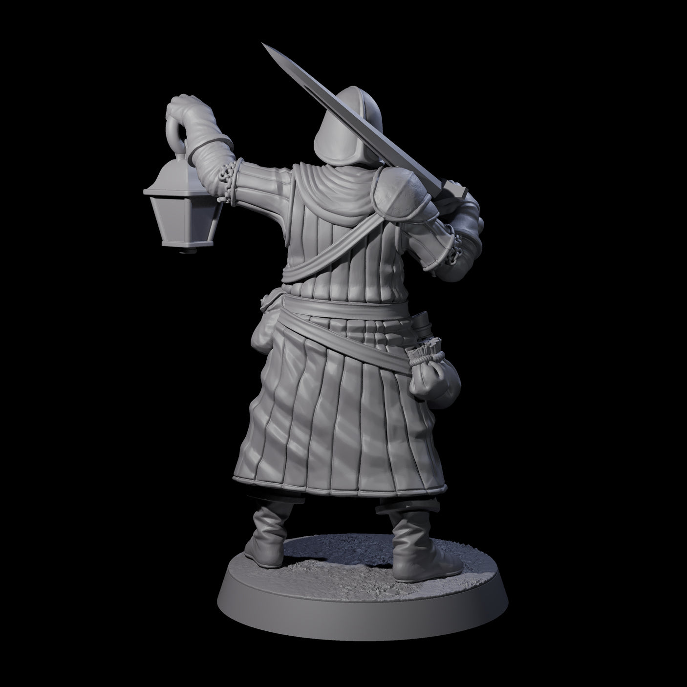 Investigating Town Militia A Miniature for Dungeons and Dragons, Pathfinder or other TTRPGs