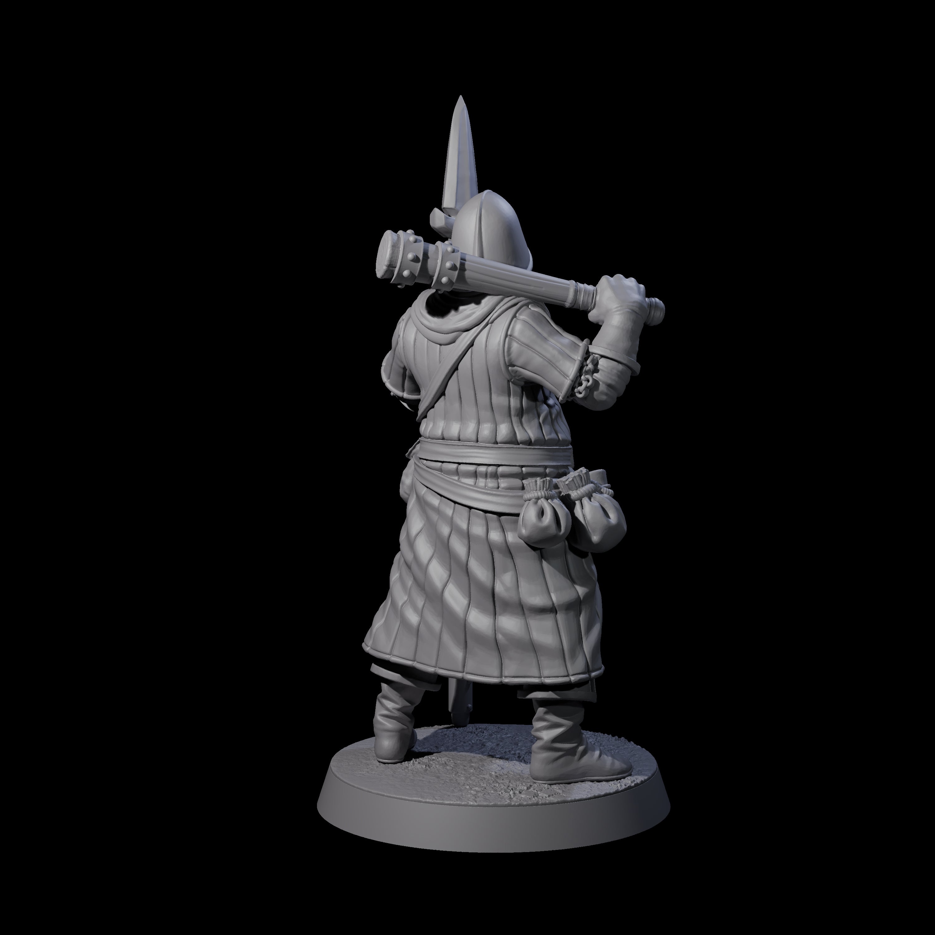 Investigating Town Militia B Miniature for Dungeons and Dragons, Pathfinder or other TTRPGs