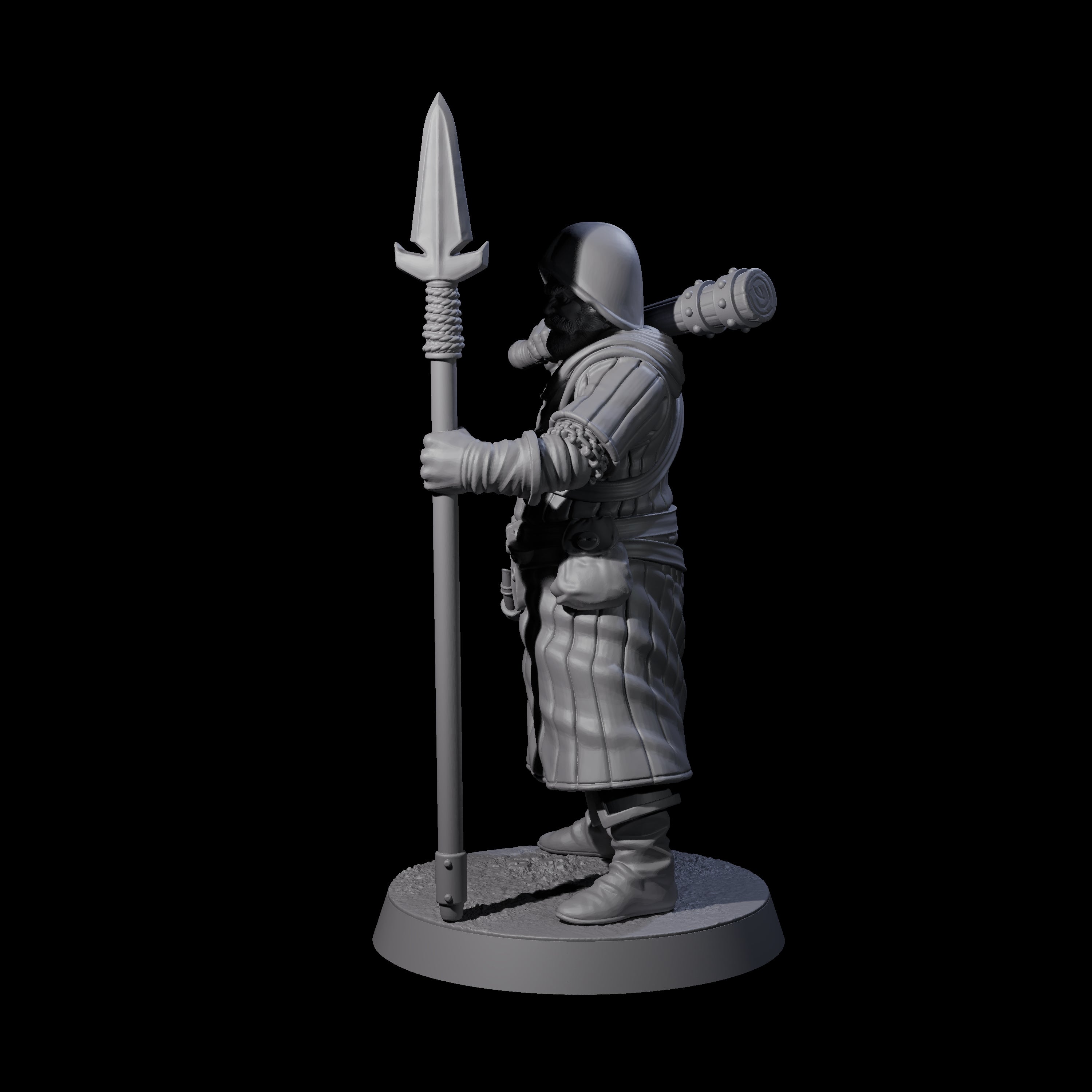 Investigating Town Militia B Miniature for Dungeons and Dragons, Pathfinder or other TTRPGs