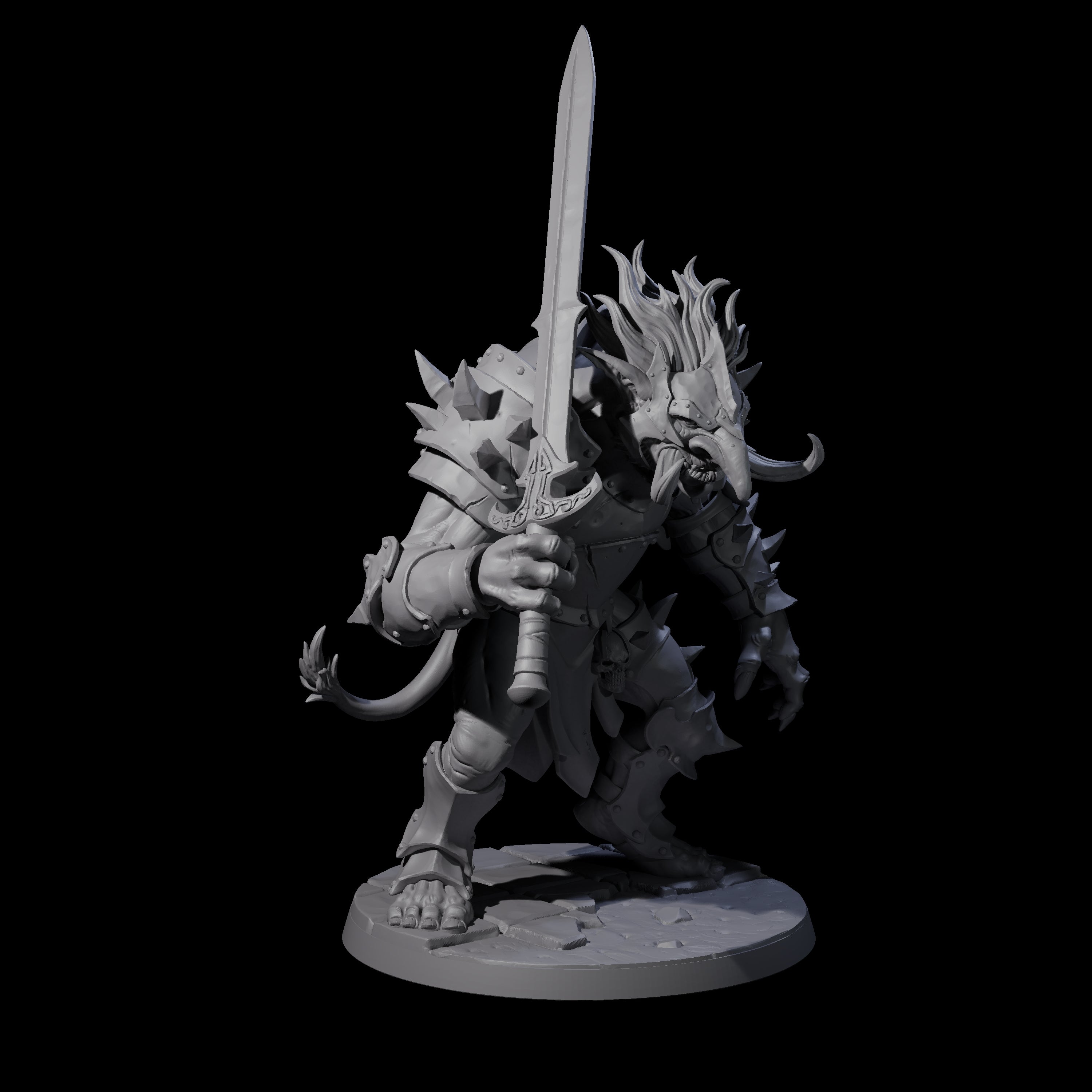 Ironkeep Troll A Miniature for Dungeons and Dragons, Pathfinder or other TTRPGs