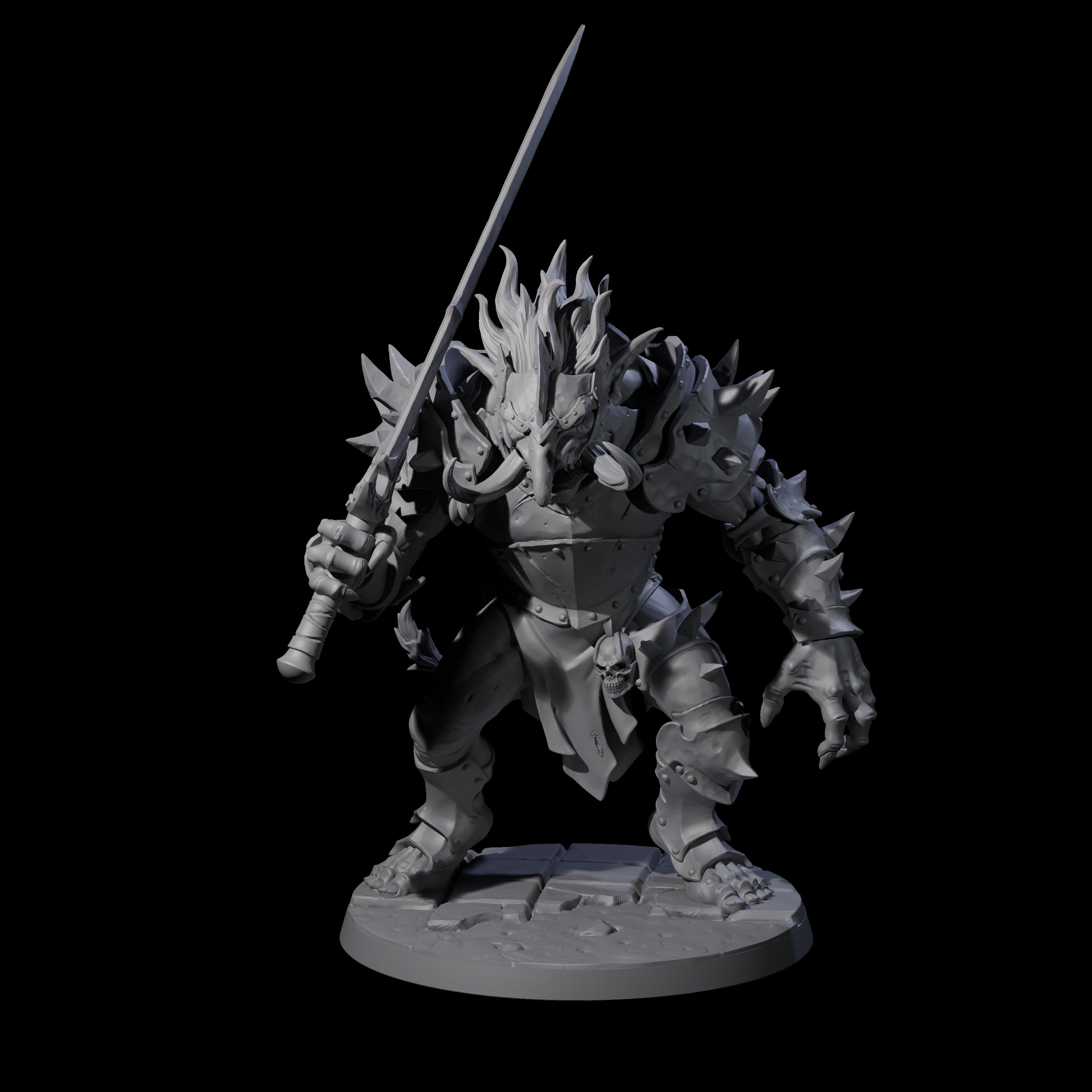 Ironkeep Troll A Miniature for Dungeons and Dragons, Pathfinder or other TTRPGs