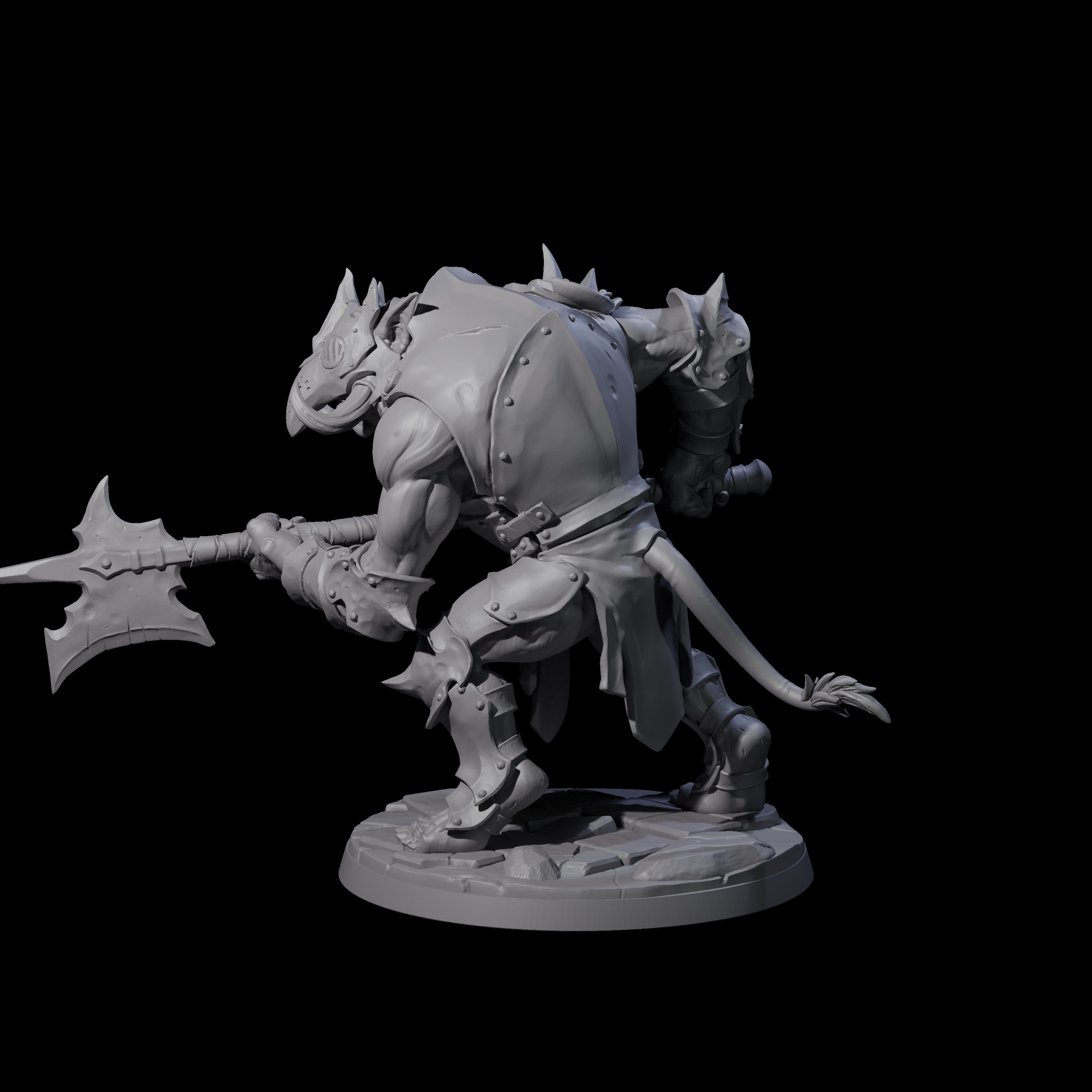 Ironkeep Troll B Miniature for Dungeons and Dragons, Pathfinder or other TTRPGs