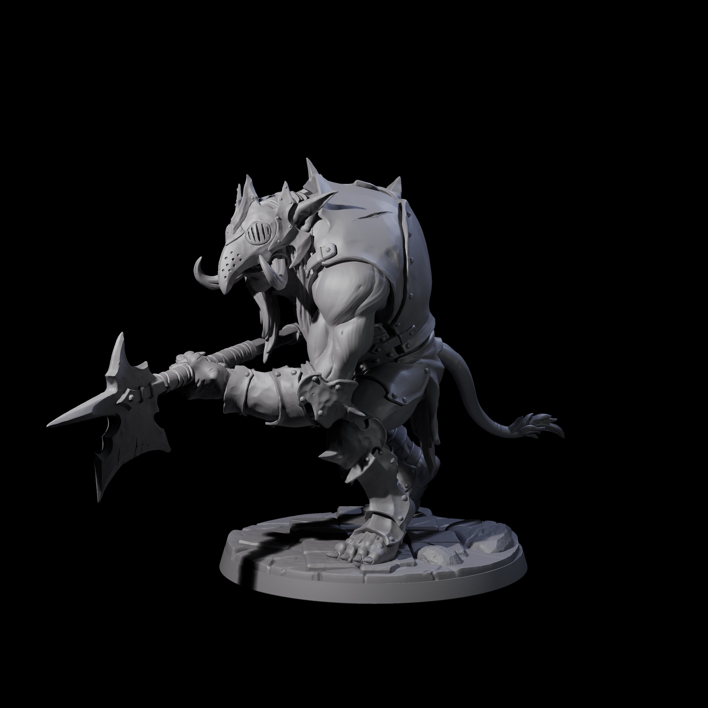 Ironkeep Troll B Miniature for Dungeons and Dragons, Pathfinder or other TTRPGs