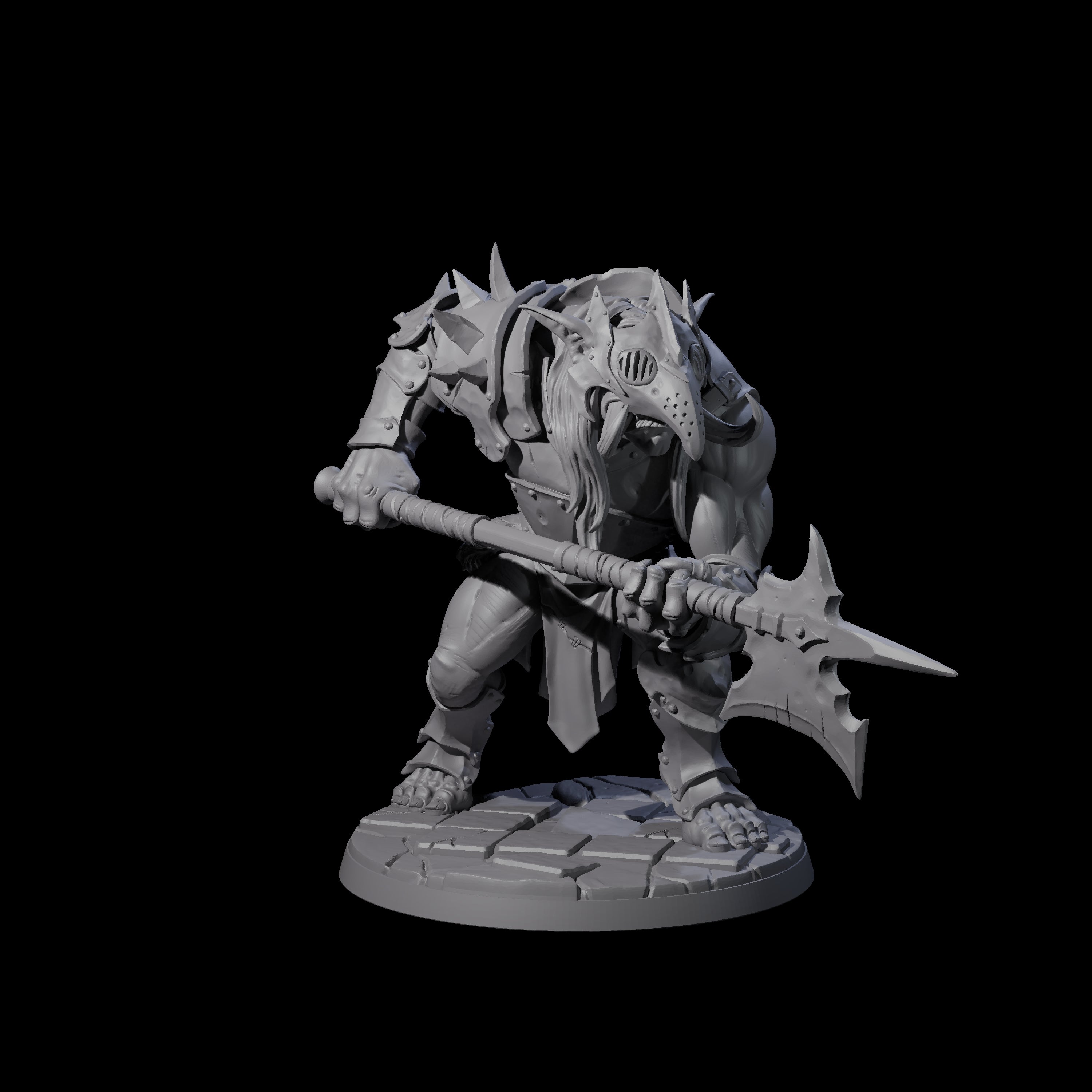 Ironkeep Troll B Miniature for Dungeons and Dragons, Pathfinder or other TTRPGs