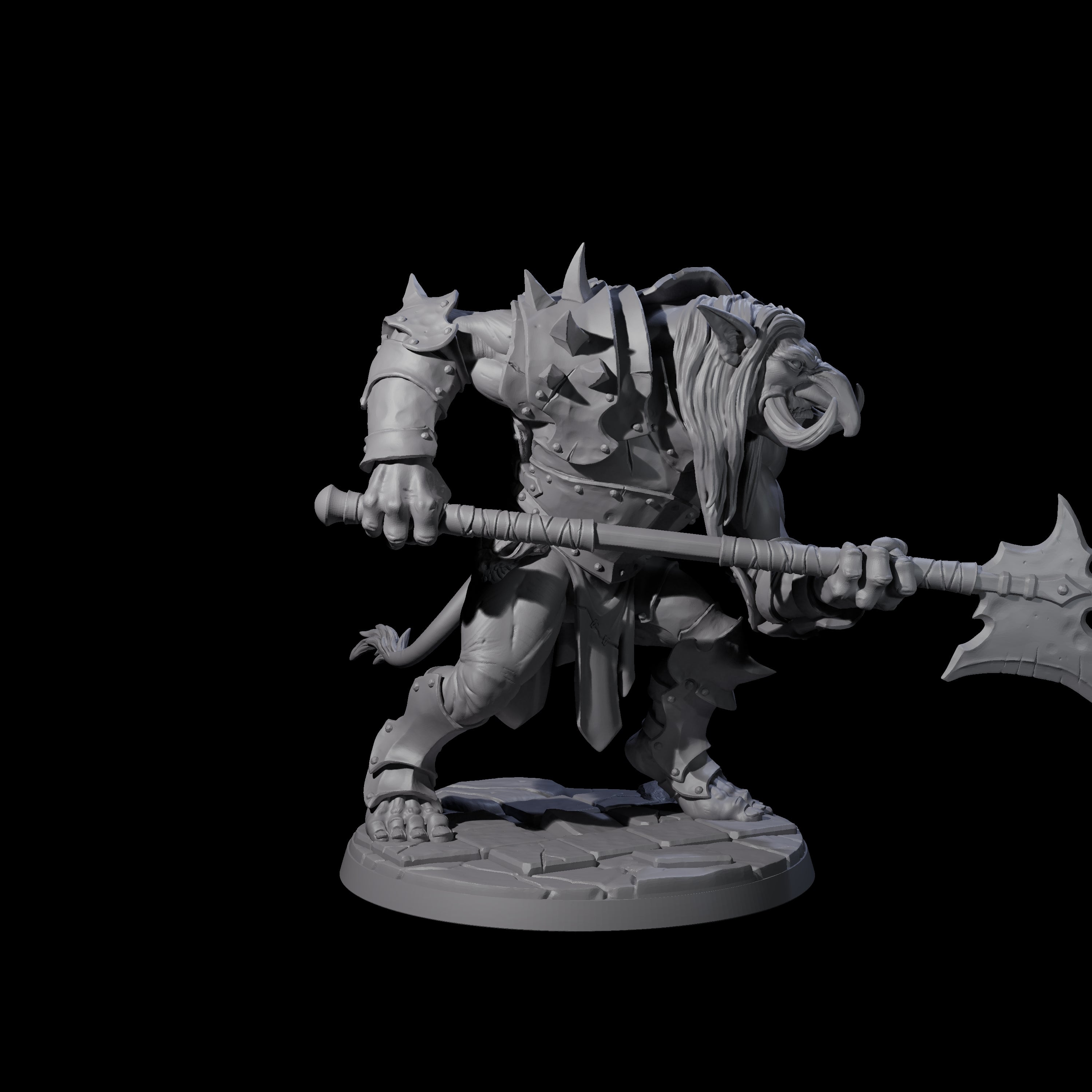 Ironkeep Troll B Miniature for Dungeons and Dragons, Pathfinder or other TTRPGs