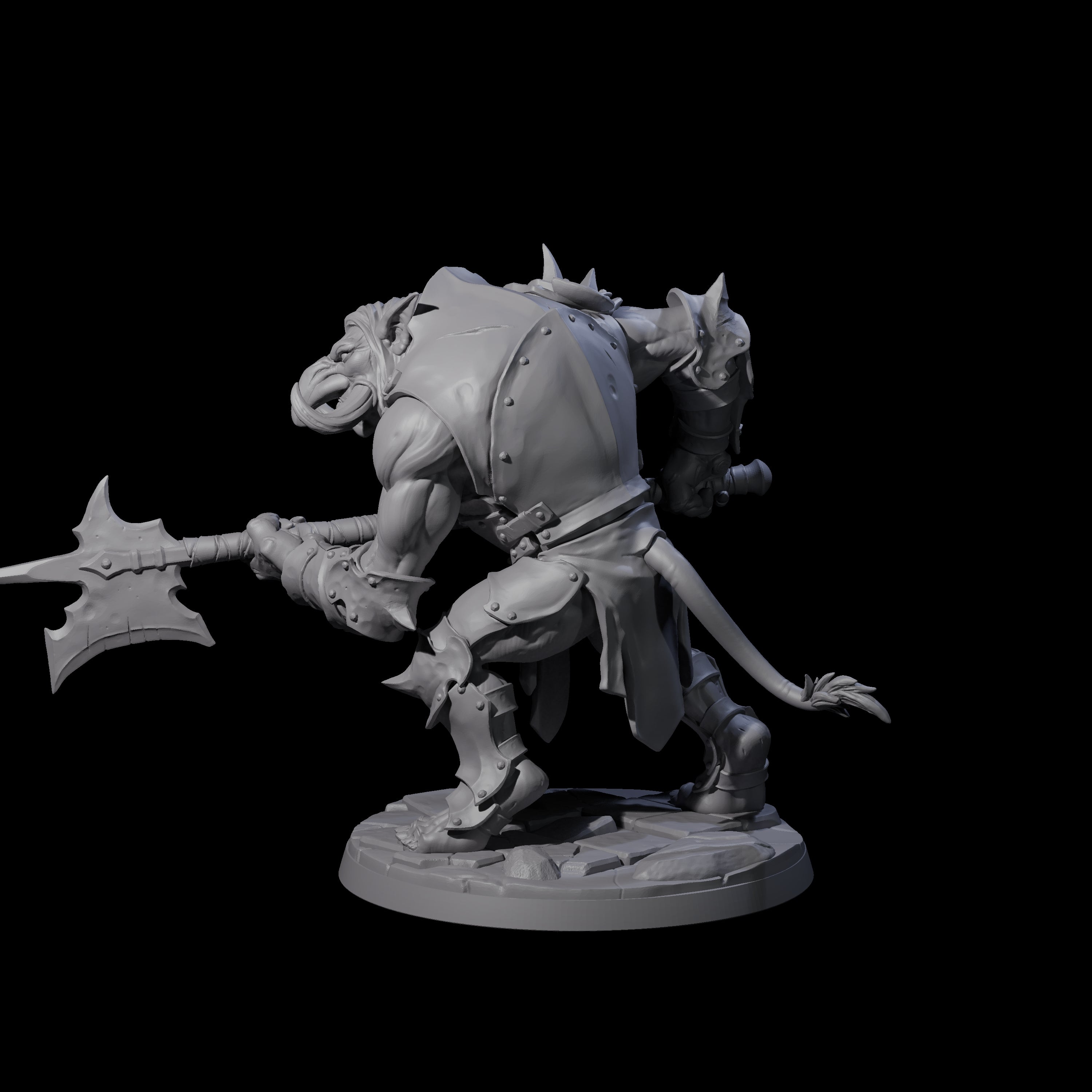 Ironkeep Troll B Miniature for Dungeons and Dragons, Pathfinder or other TTRPGs