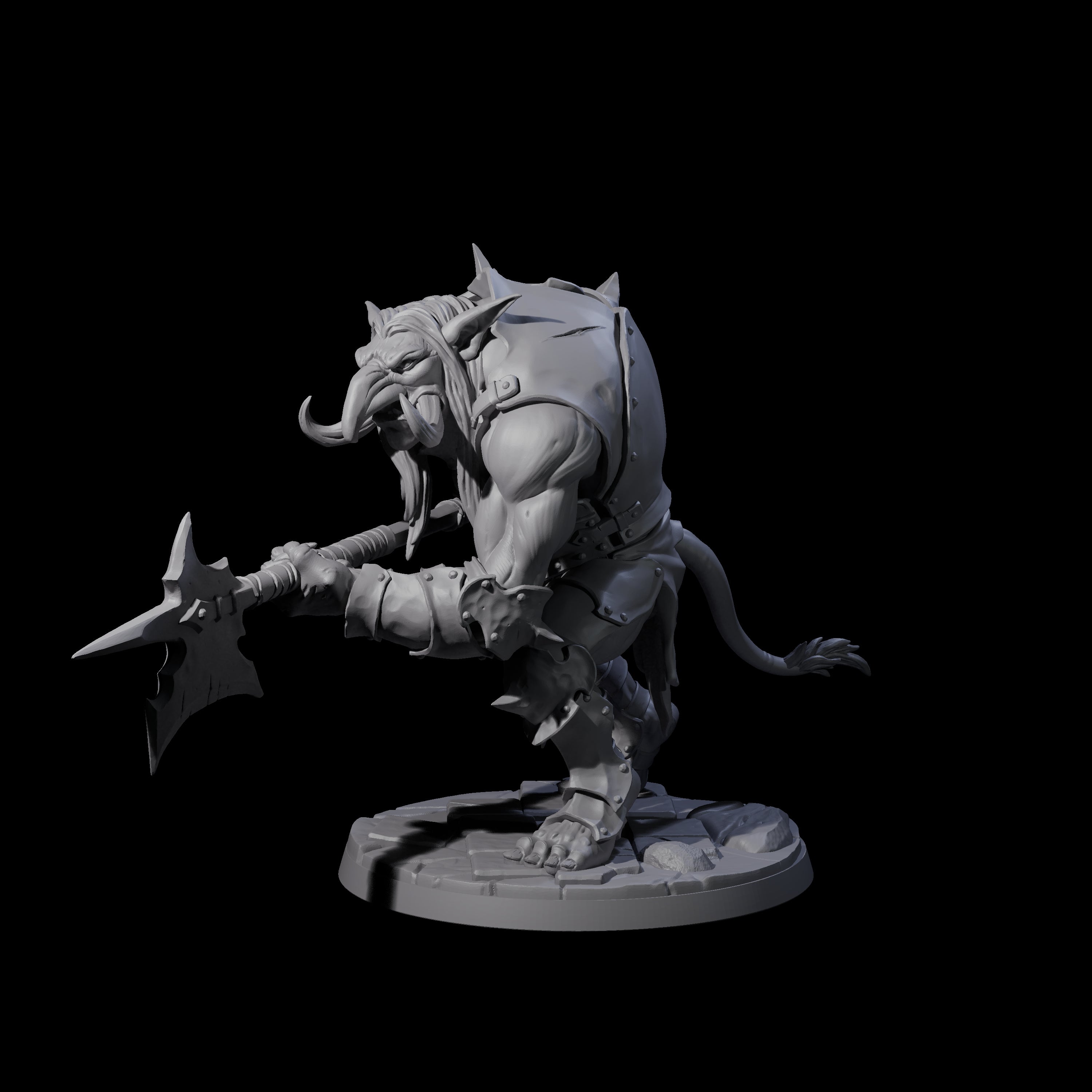 Ironkeep Troll B Miniature for Dungeons and Dragons, Pathfinder or other TTRPGs