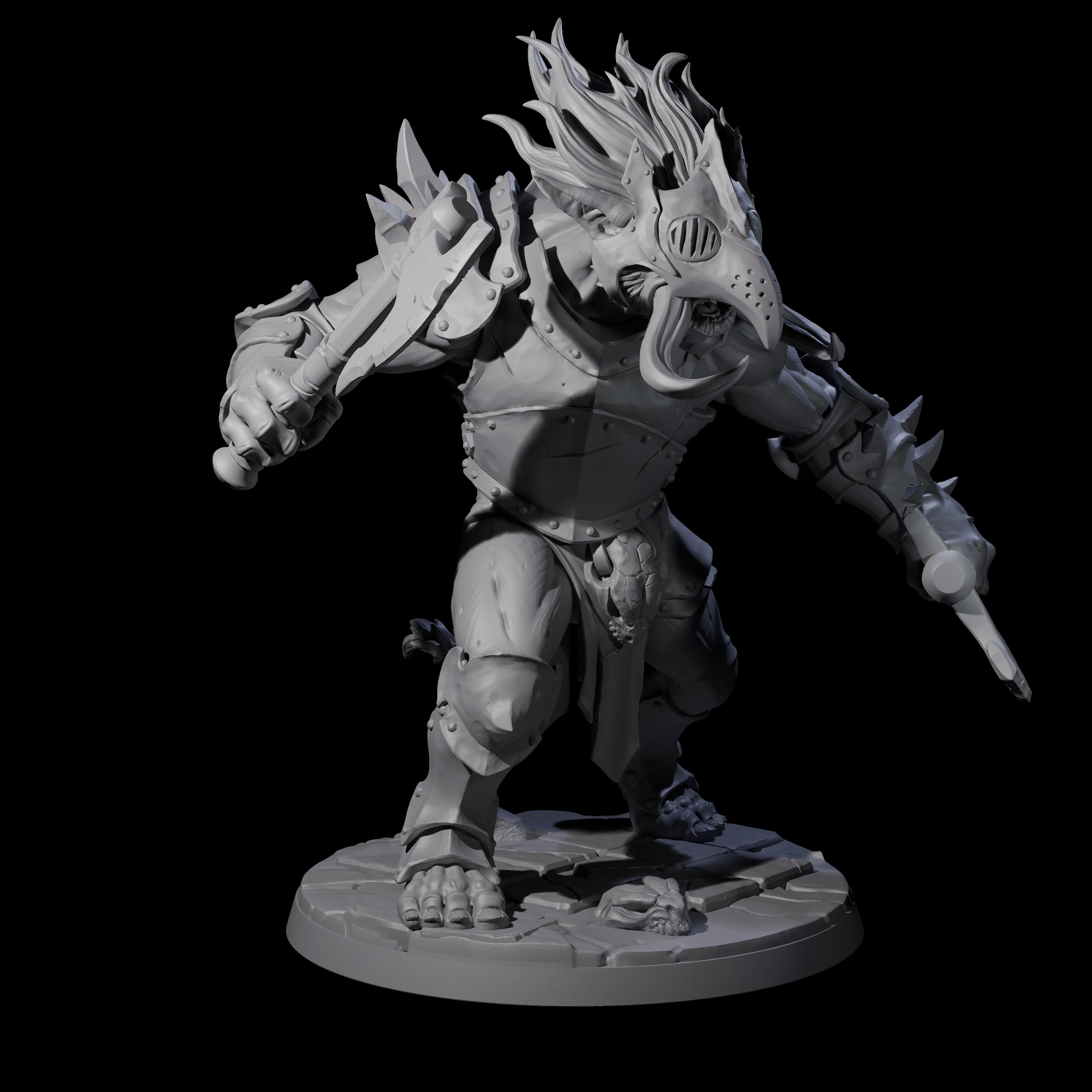 Ironkeep Troll C Miniature for Dungeons and Dragons, Pathfinder or other TTRPGs