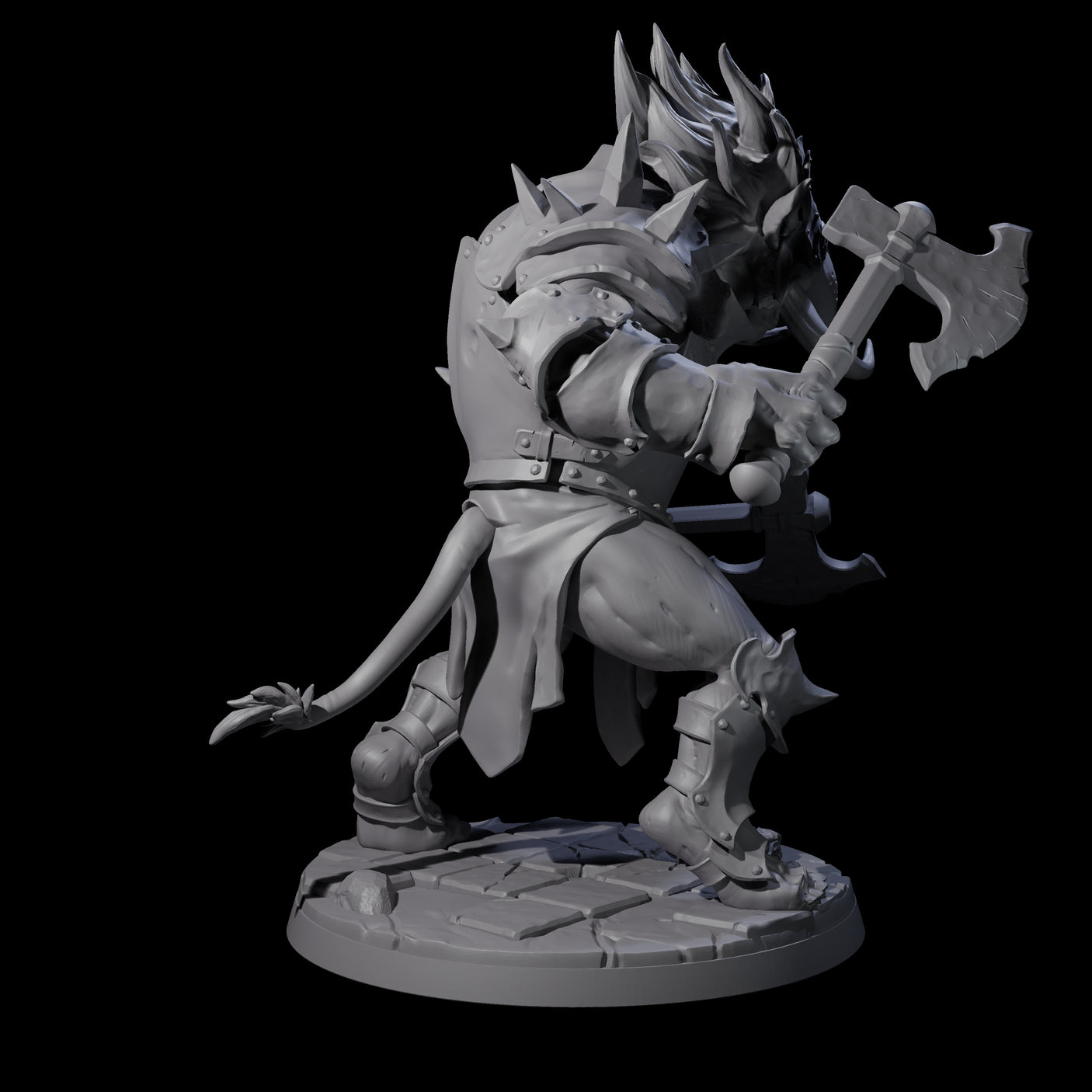 Ironkeep Troll C Miniature for Dungeons and Dragons, Pathfinder or other TTRPGs