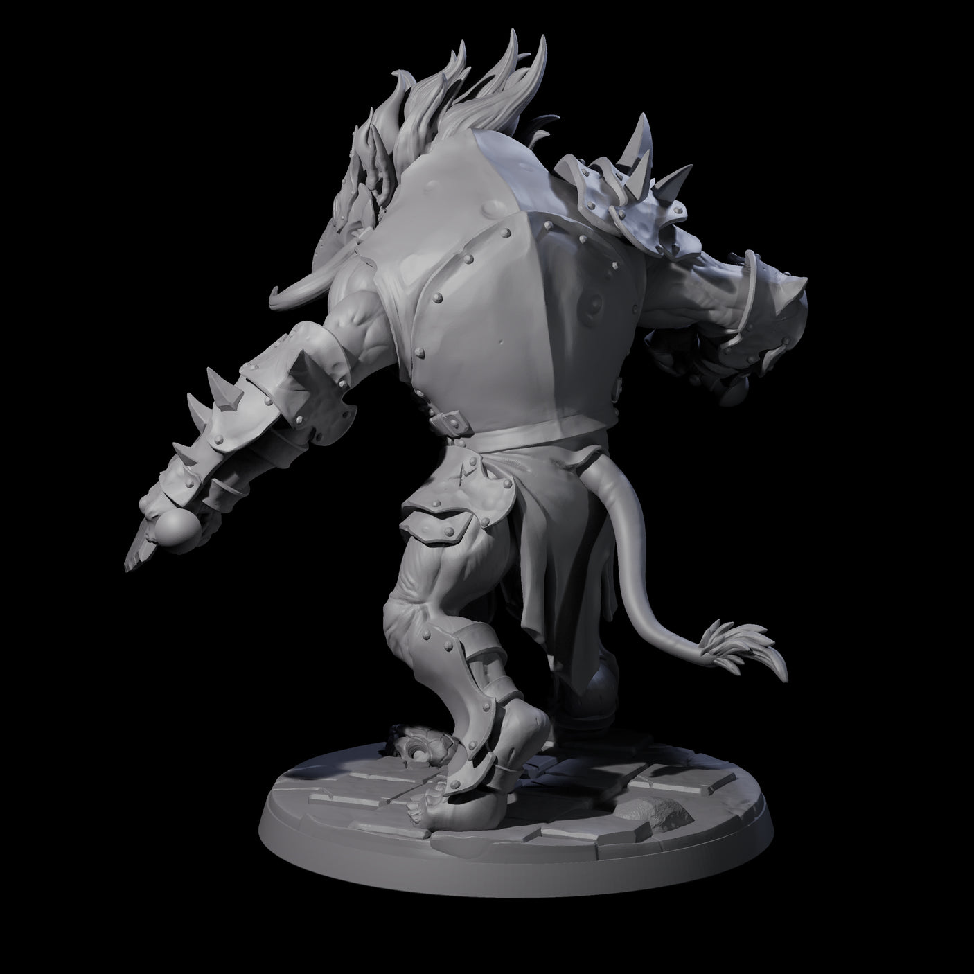 Ironkeep Troll C Miniature for Dungeons and Dragons, Pathfinder or other TTRPGs