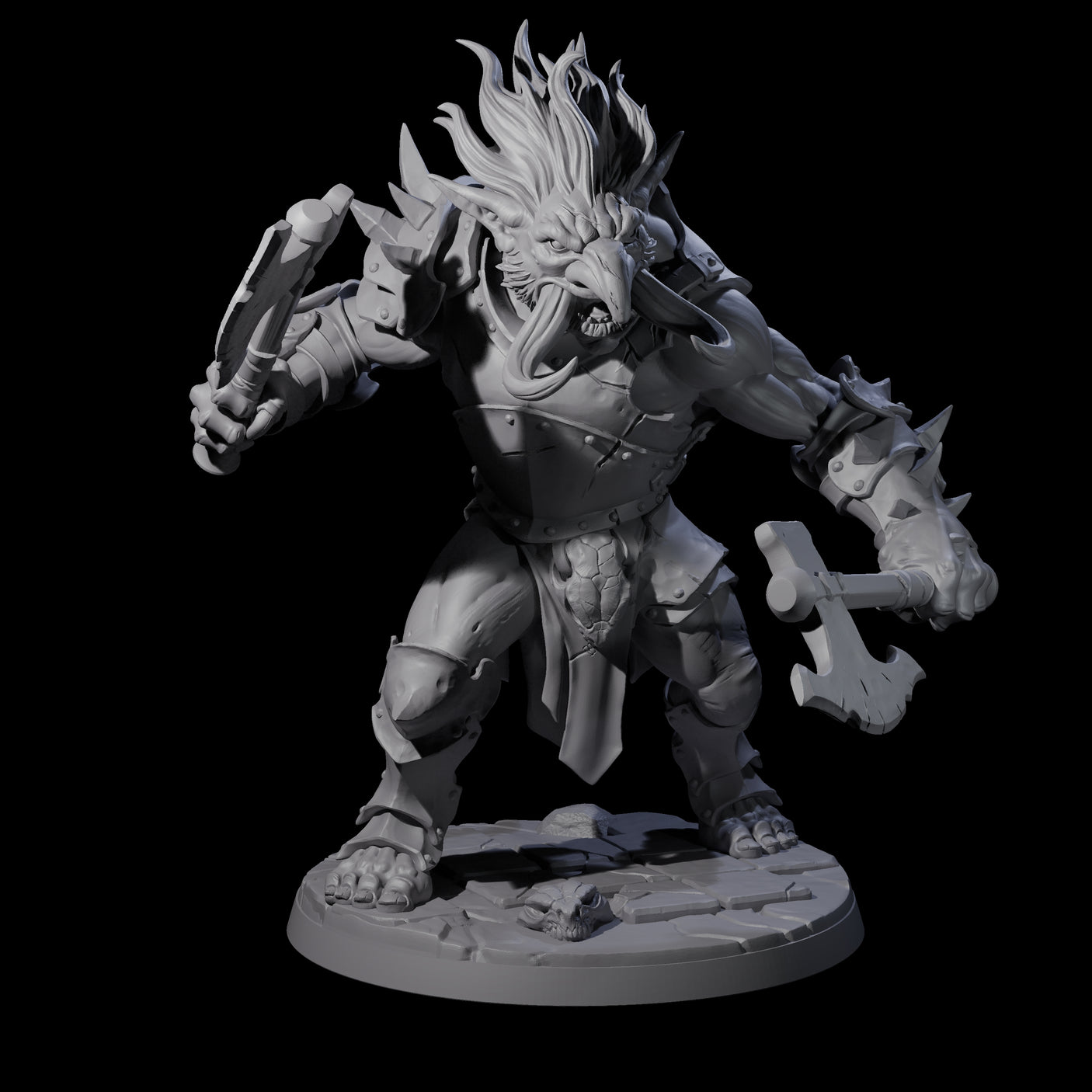Ironkeep Troll C Miniature for Dungeons and Dragons, Pathfinder or other TTRPGs