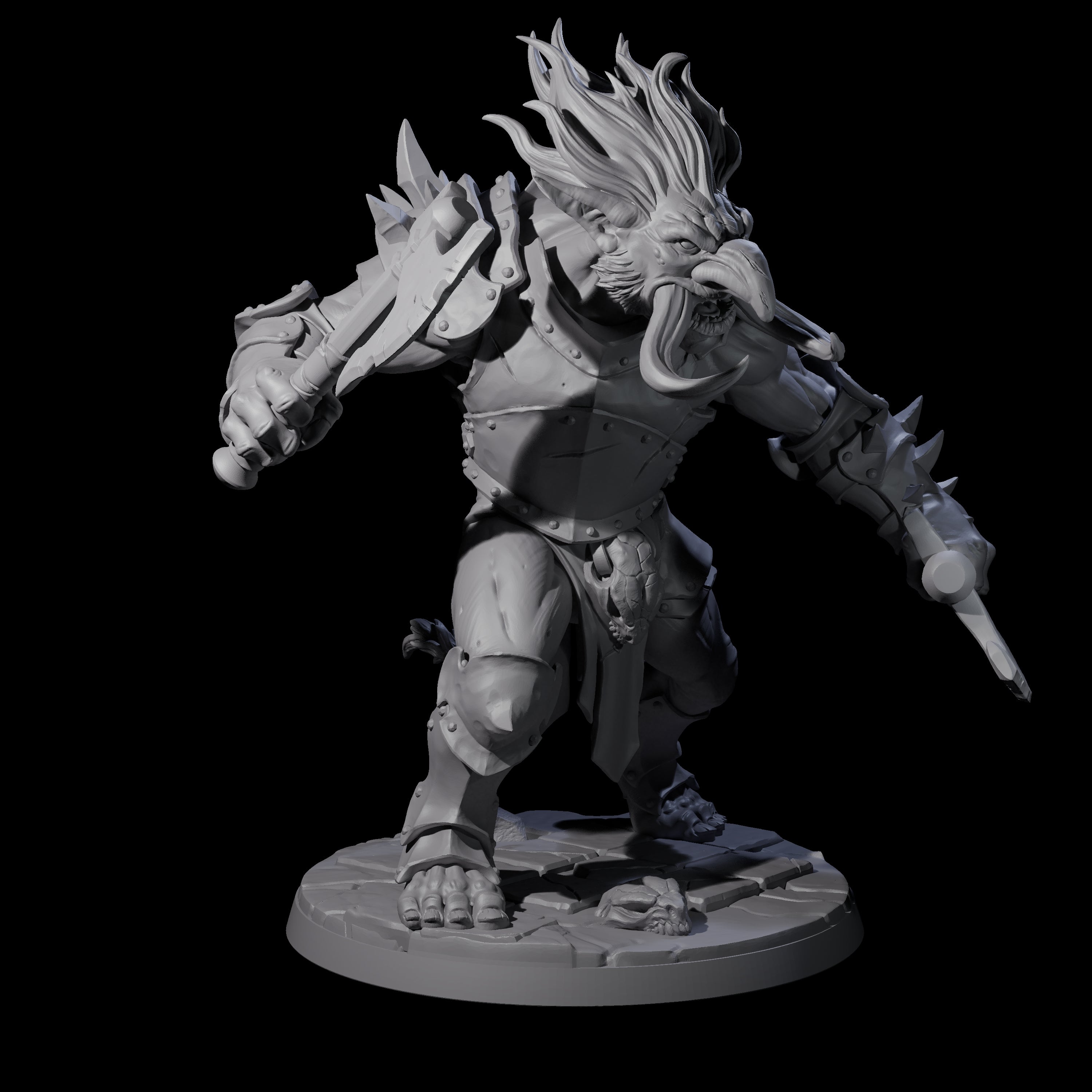 Ironkeep Troll C Miniature for Dungeons and Dragons, Pathfinder or other TTRPGs