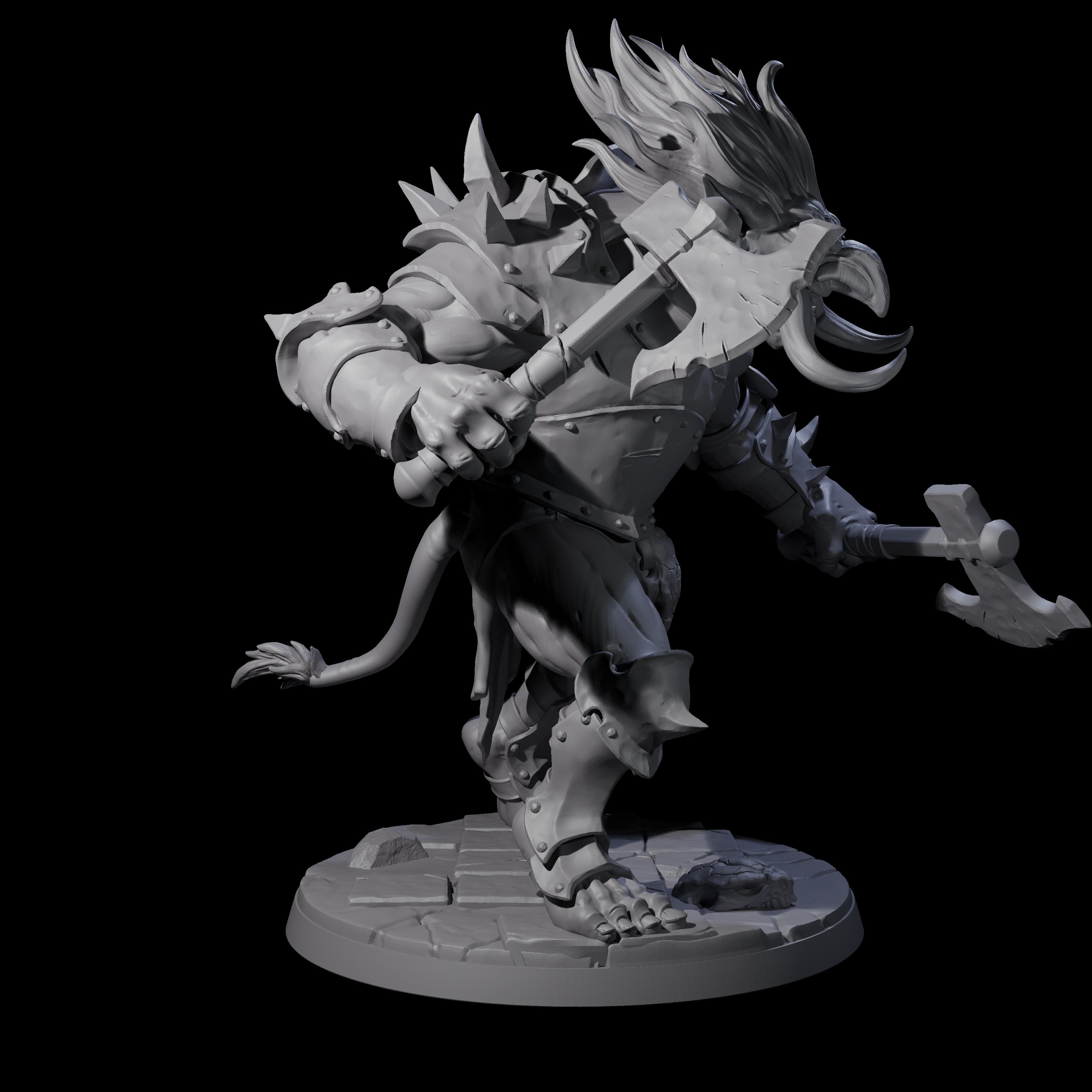 Ironkeep Troll C Miniature for Dungeons and Dragons, Pathfinder or other TTRPGs