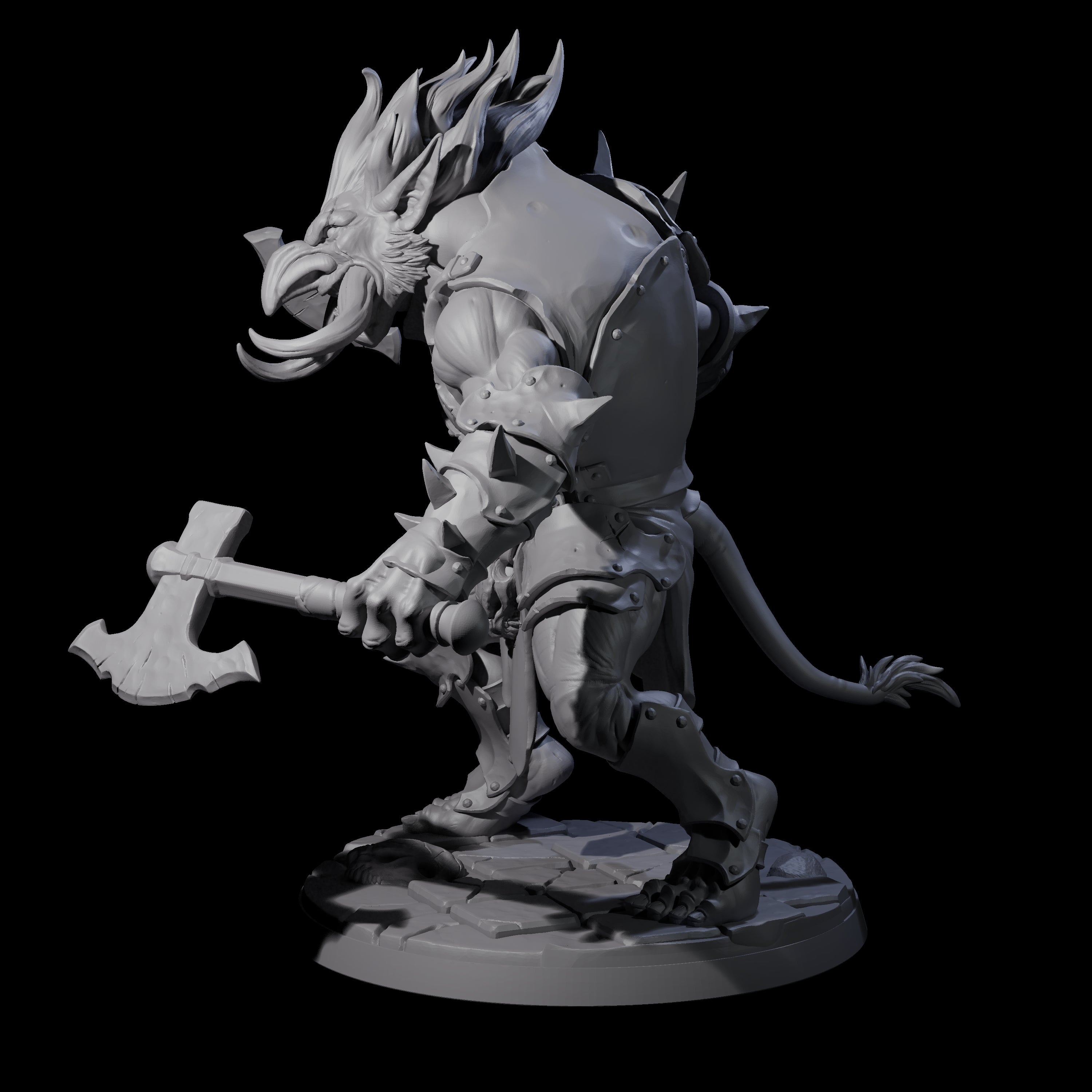 Ironkeep Troll C Miniature for Dungeons and Dragons, Pathfinder or other TTRPGs