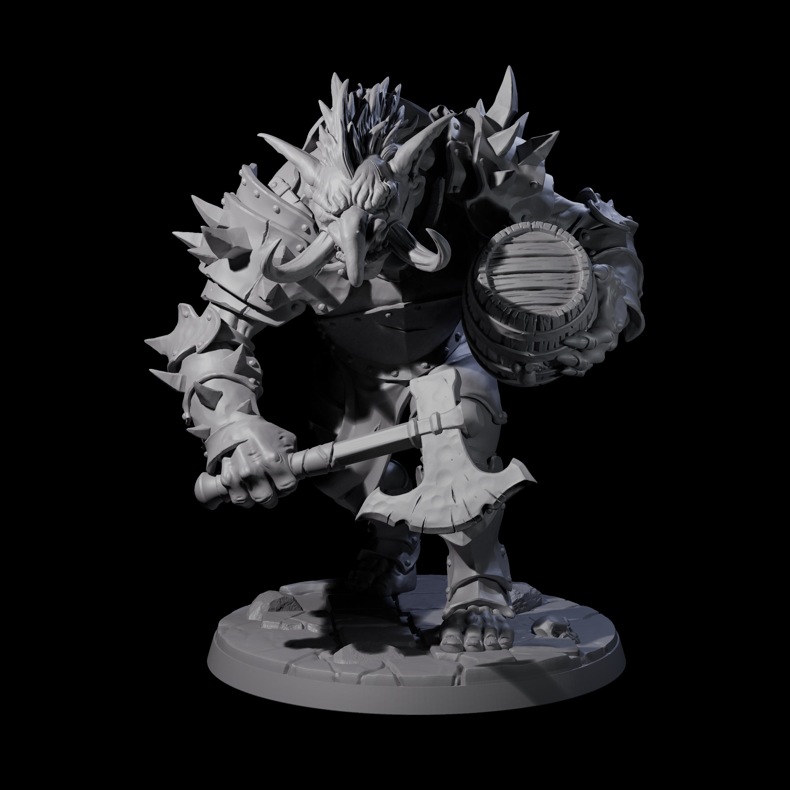 Ironkeep Troll E Miniature for Dungeons and Dragons, Pathfinder or other TTRPGs