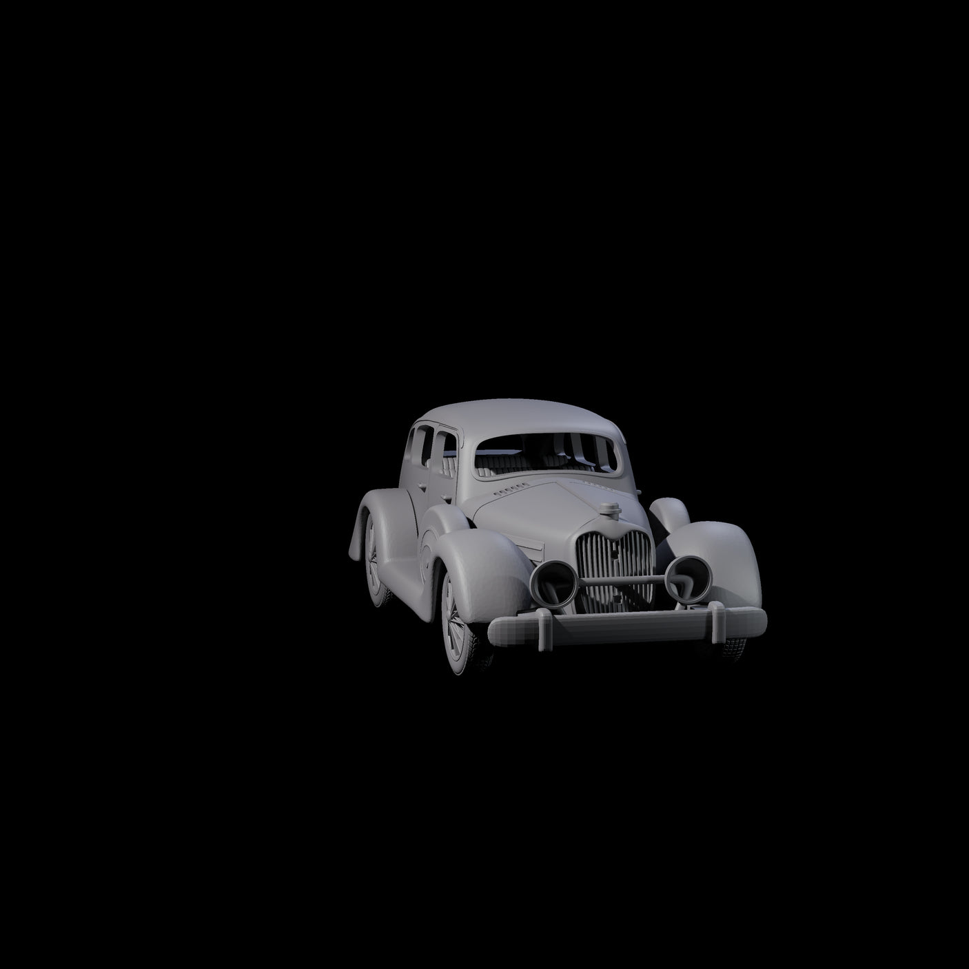 Jaguar Car Miniature for Dungeons and Dragons, Pathfinder or other TTRPGs
