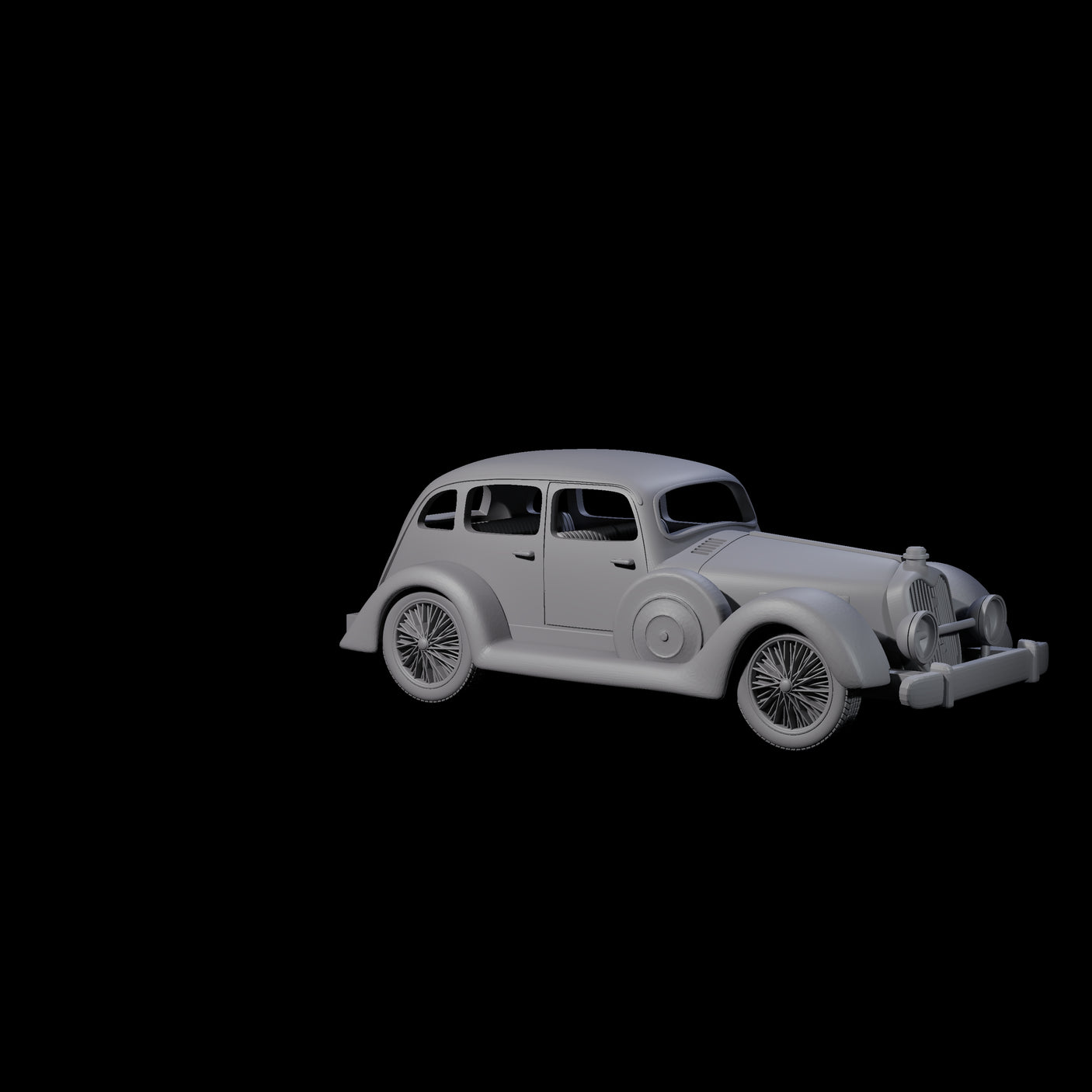 Jaguar Car Miniature for Dungeons and Dragons, Pathfinder or other TTRPGs