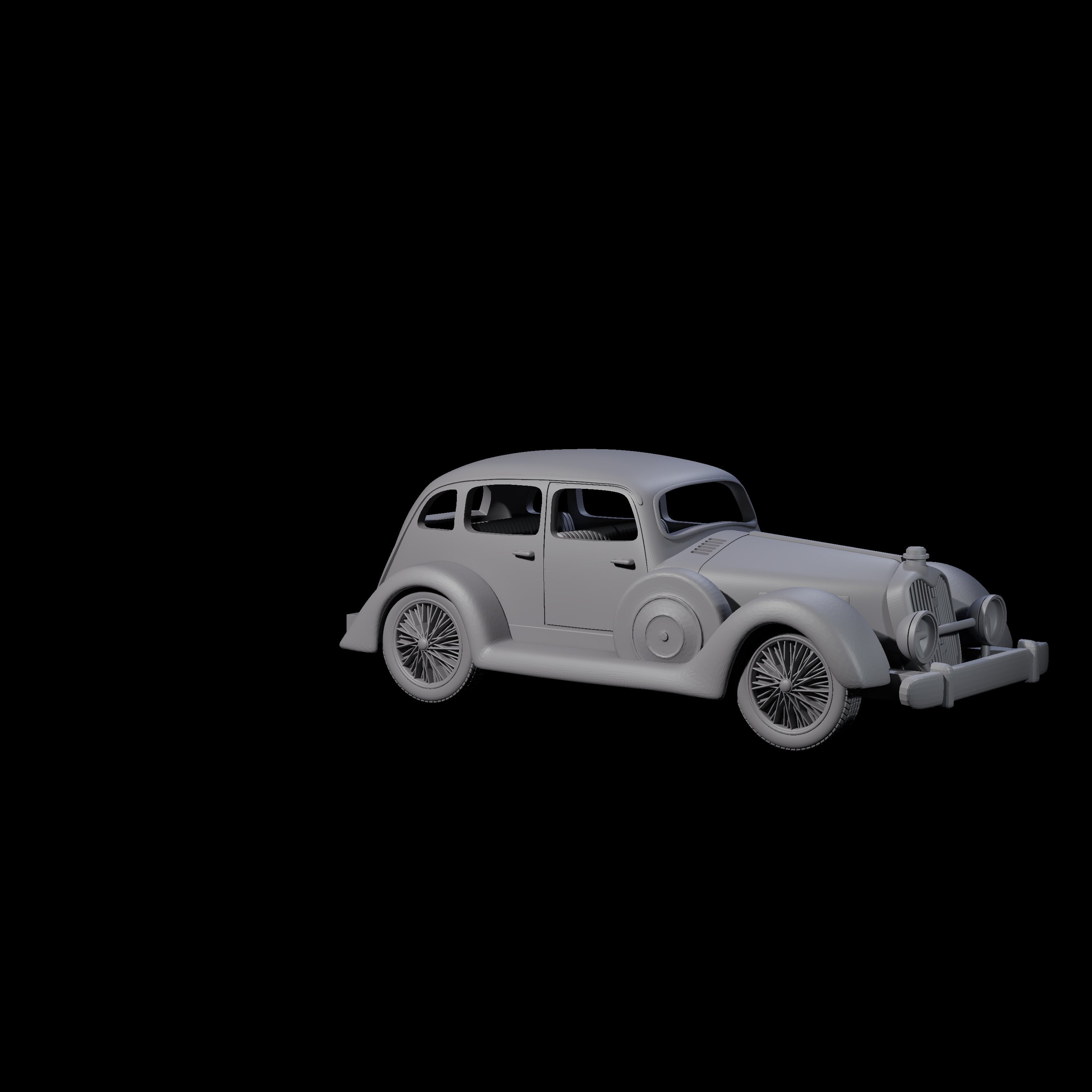 Jaguar Car Miniature for Dungeons and Dragons, Pathfinder or other TTRPGs